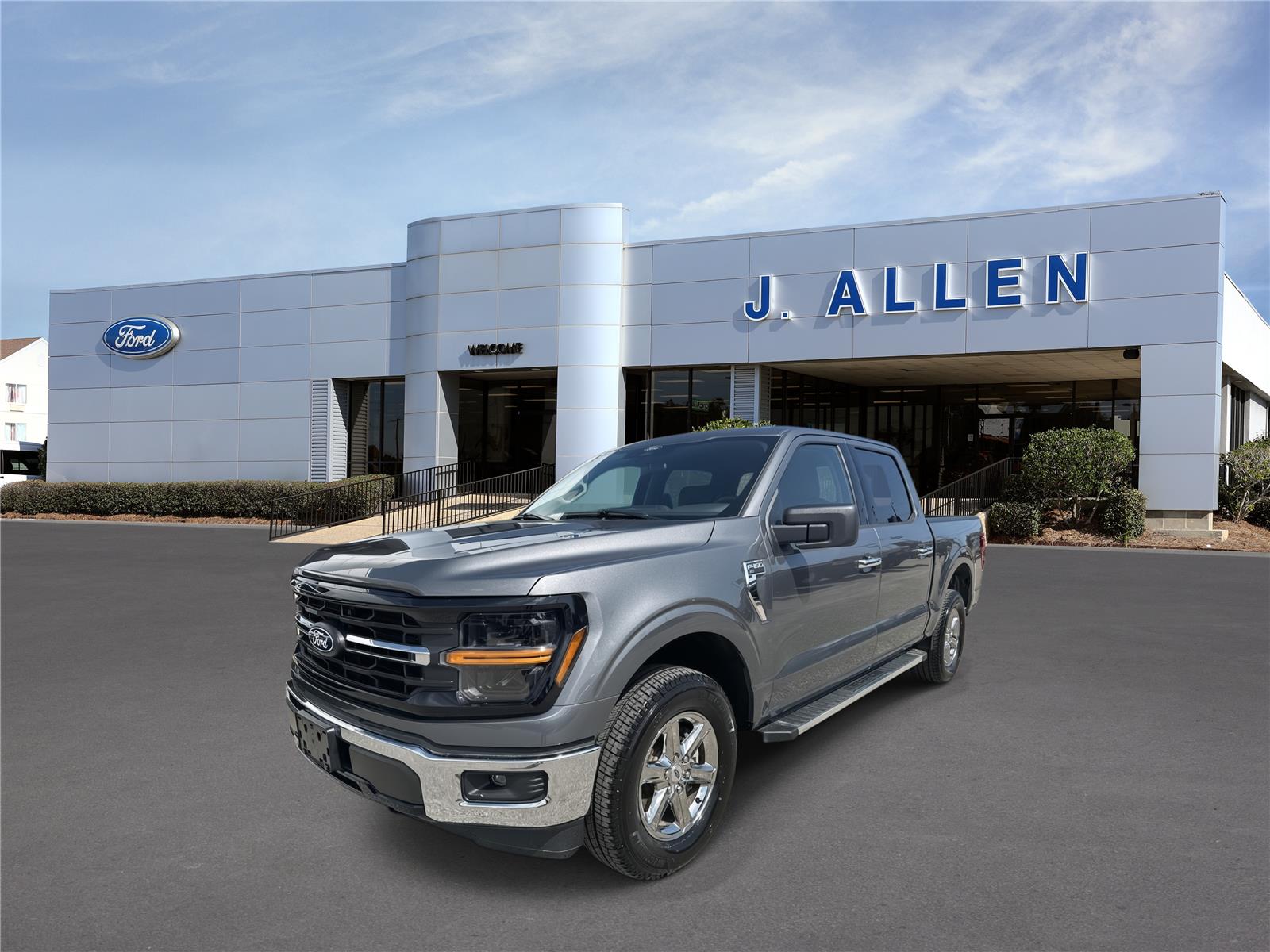 Carbonized Gray 2025 Ford F-150 Pickup Truck Four-Wheel Drive Automatic