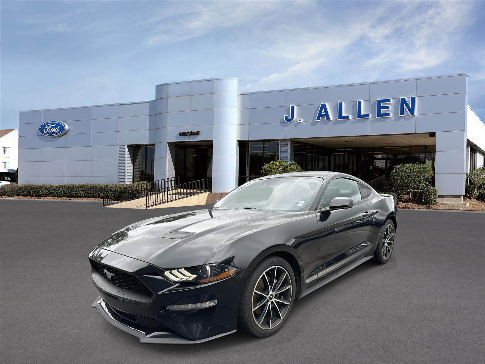 Shadow Black 2022 Ford Mustang Coupe Rear-Wheel Drive Automatic