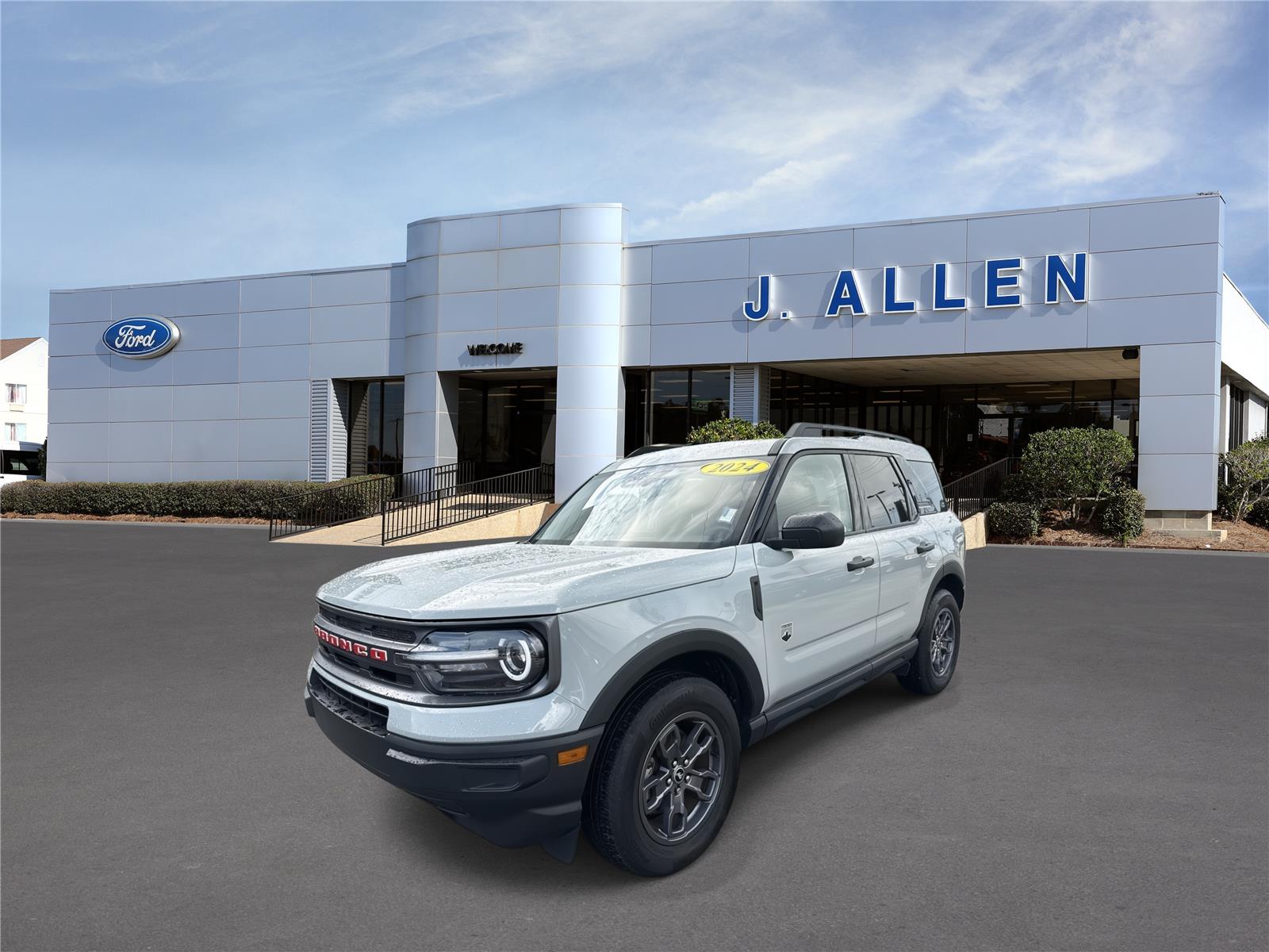 Cactus Gray 2024 Ford Bronco Sport SUV / Crossover All-Wheel Drive 8-Speed Automatic
