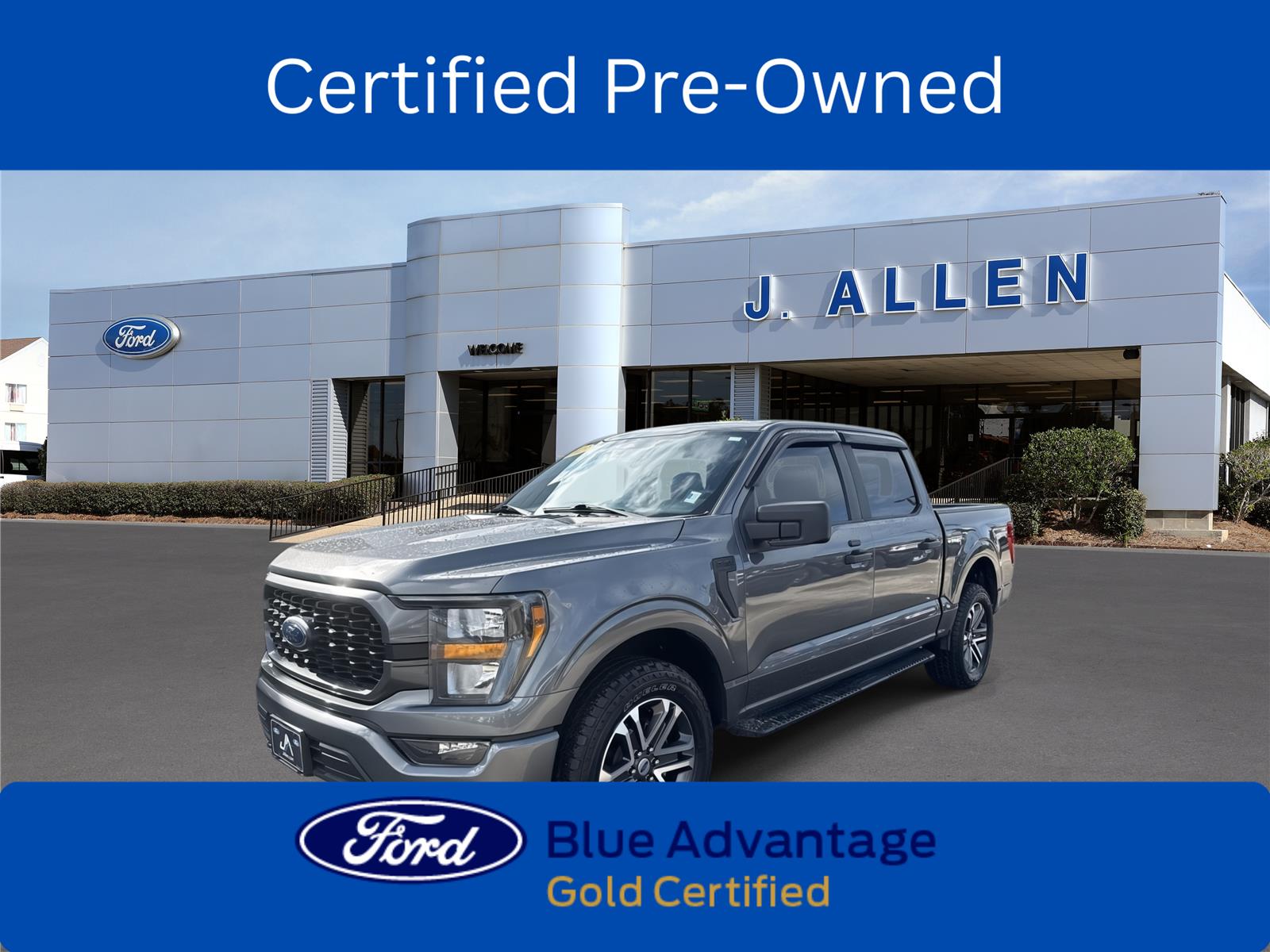 Carbonized Gray 2023 Ford F-150 Pickup Truck Automatic