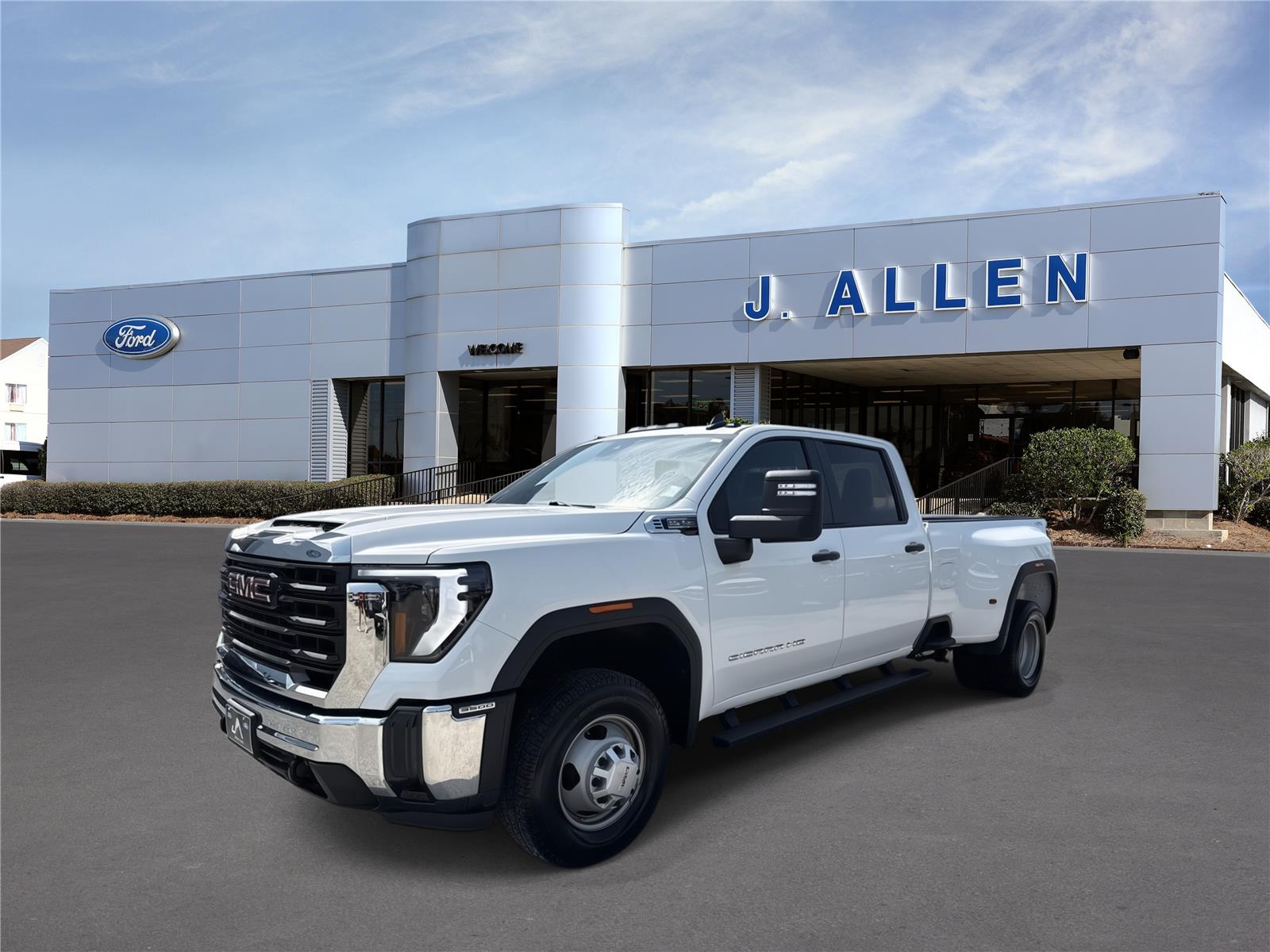 White 2024 GMC Sierra 3500HD Pickup Truck Four-Wheel Drive