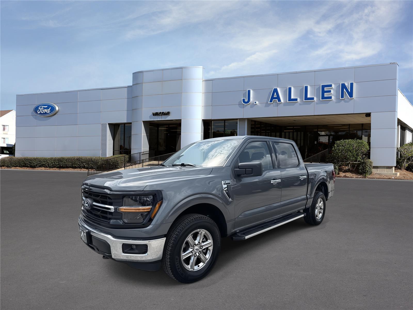 Carbonized Gray 2025 Ford F-150 Pickup Truck Four-Wheel Drive Automatic