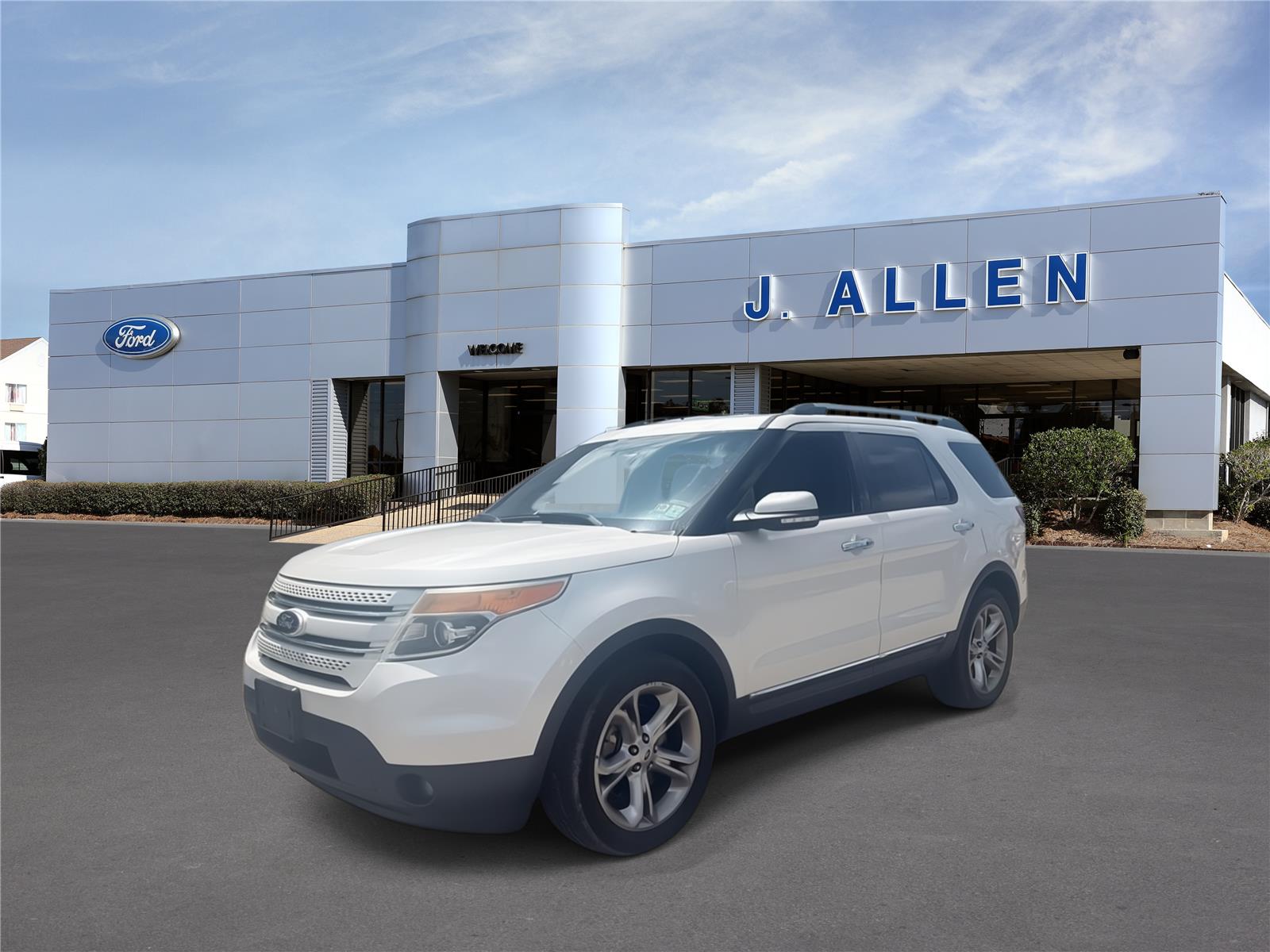 White Platinum Metallic Tri-Coat 2015 Ford Explorer SUV / Crossover Front-Wheel Drive 6-Speed Automatic