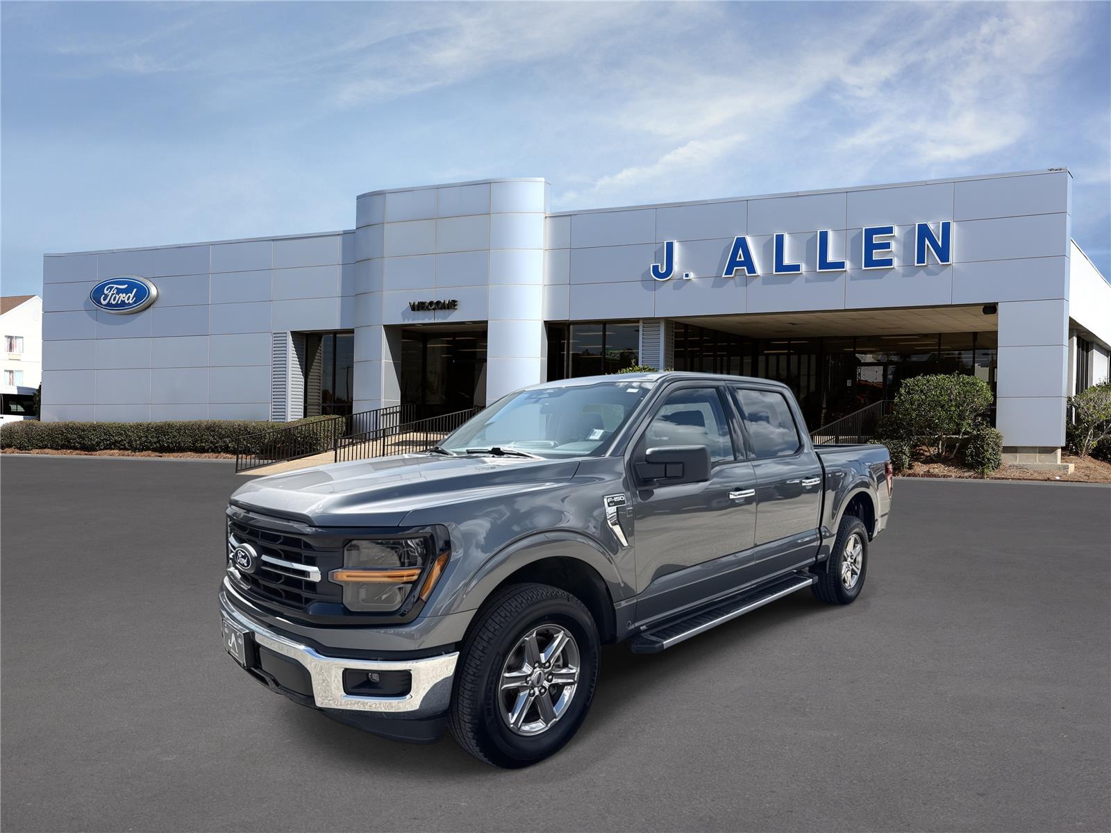 Carbonized Gray 2025 Ford F-150 Pickup Truck Four-Wheel Drive Automatic
