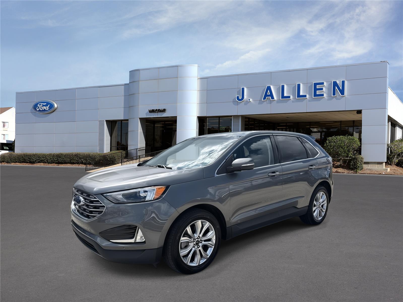 Carbonized Gray 2024 Ford Edge SUV / Crossover All-Wheel Drive 8-Speed Automatic