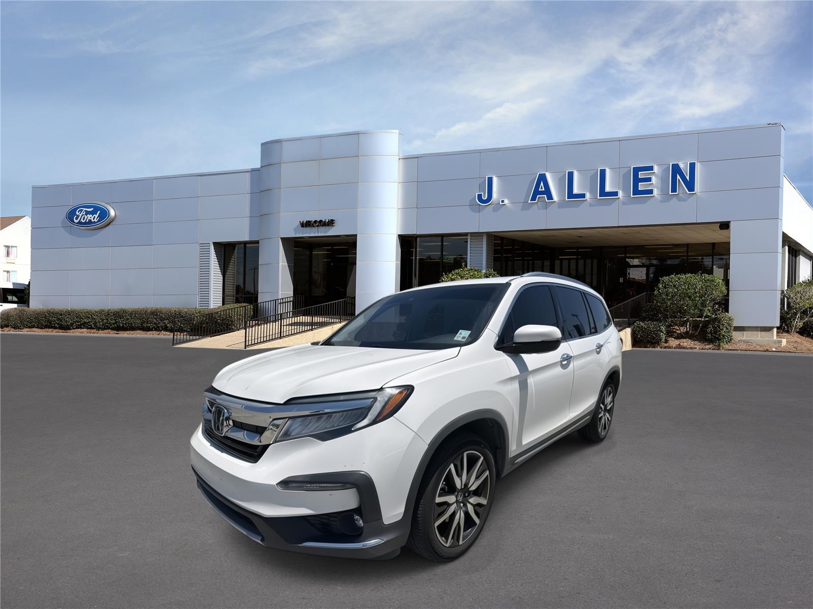 Platinum White Pearl 2021 Honda Pilot SUV / Crossover Front-Wheel Drive 9-Speed Automatic