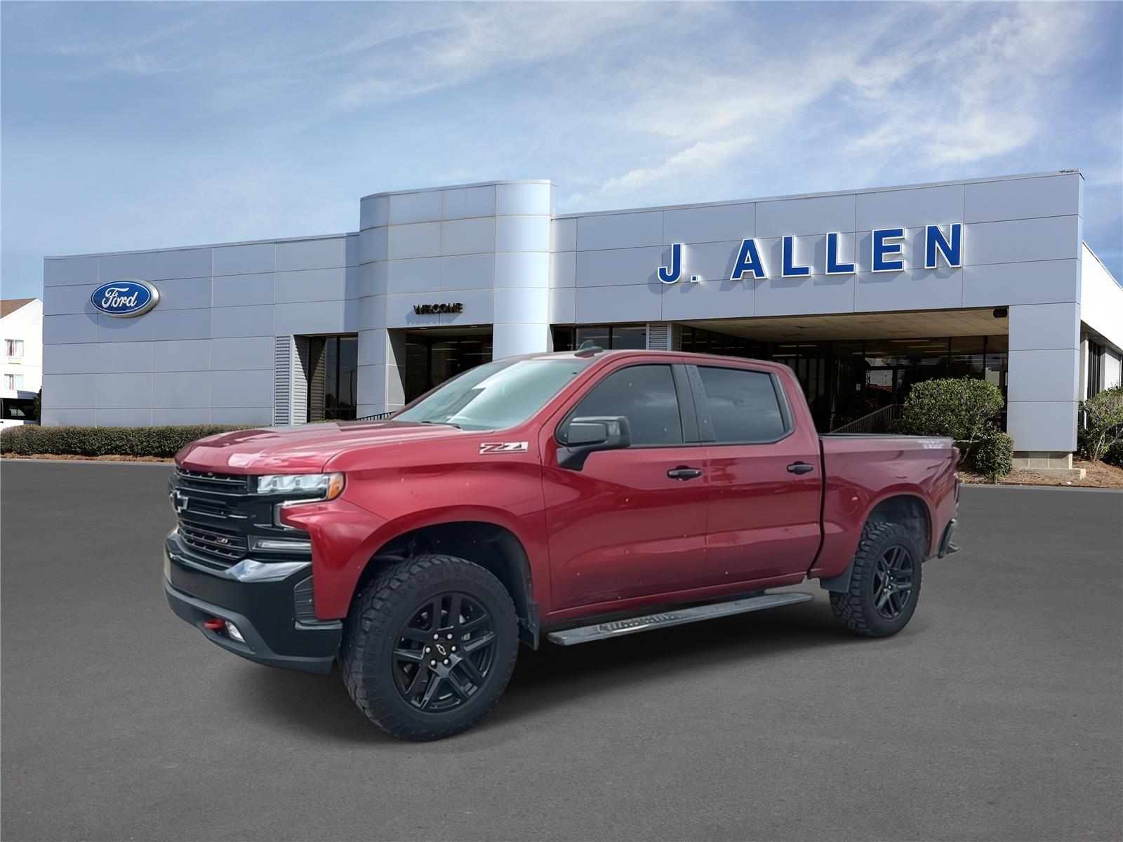 Cherry Red Tintcoat 2022 Chevrolet Silverado 1500 Pickup Truck Four-Wheel Drive Automatic