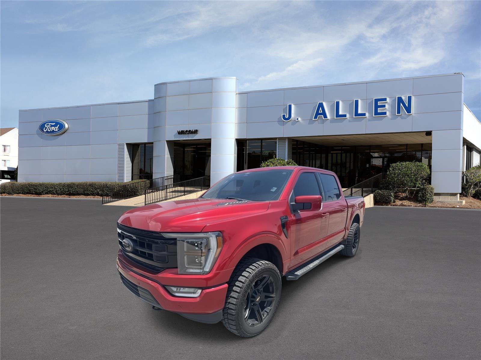 Rapid Red Metallic Tinted Clearcoat 2022 Ford F-150 Pickup Truck Four-Wheel Drive Automatic