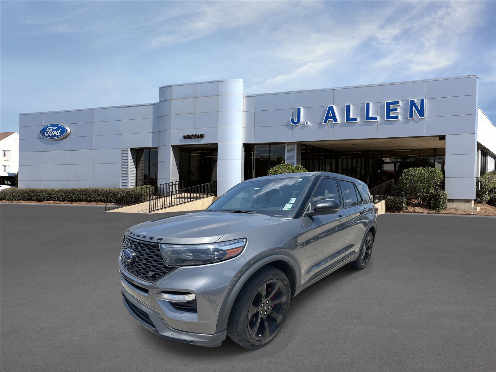 Carbonized Gray 2022 Ford Explorer SUV / Crossover Rear-Wheel Drive Automatic
