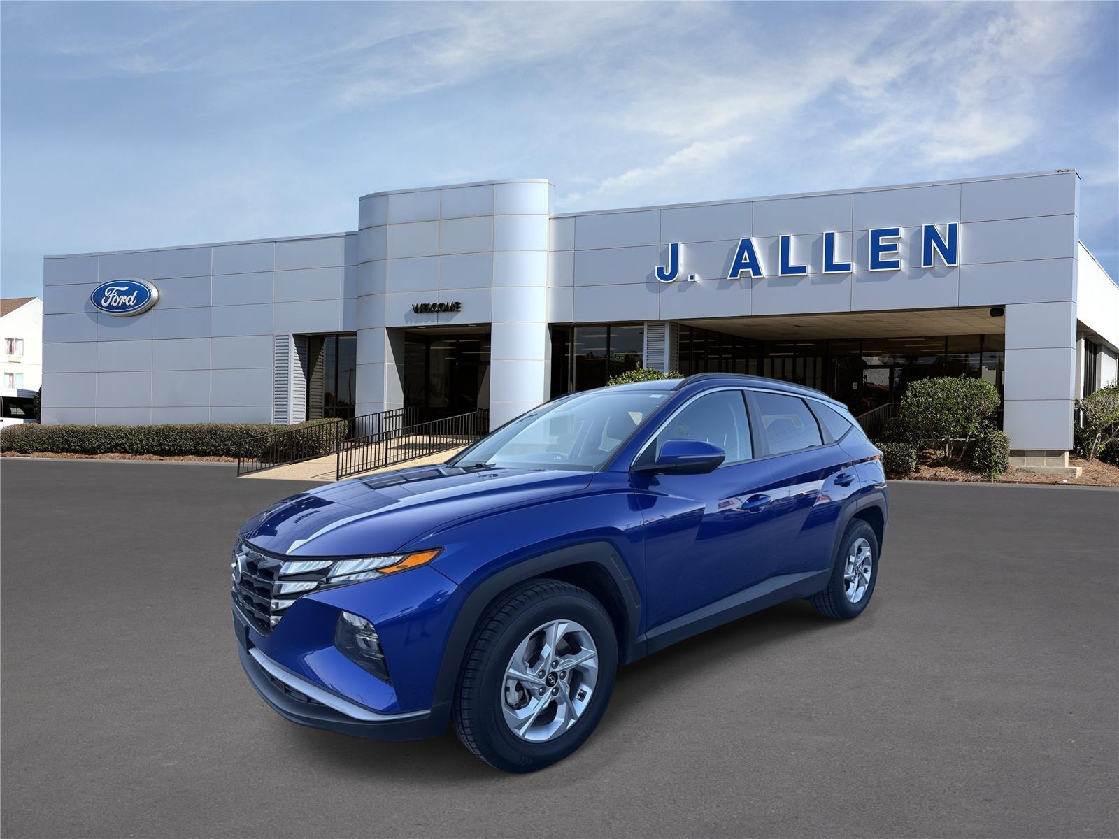 Intense Blue 2022 Hyundai Tucson SUV / Crossover All-Wheel Drive Automatic