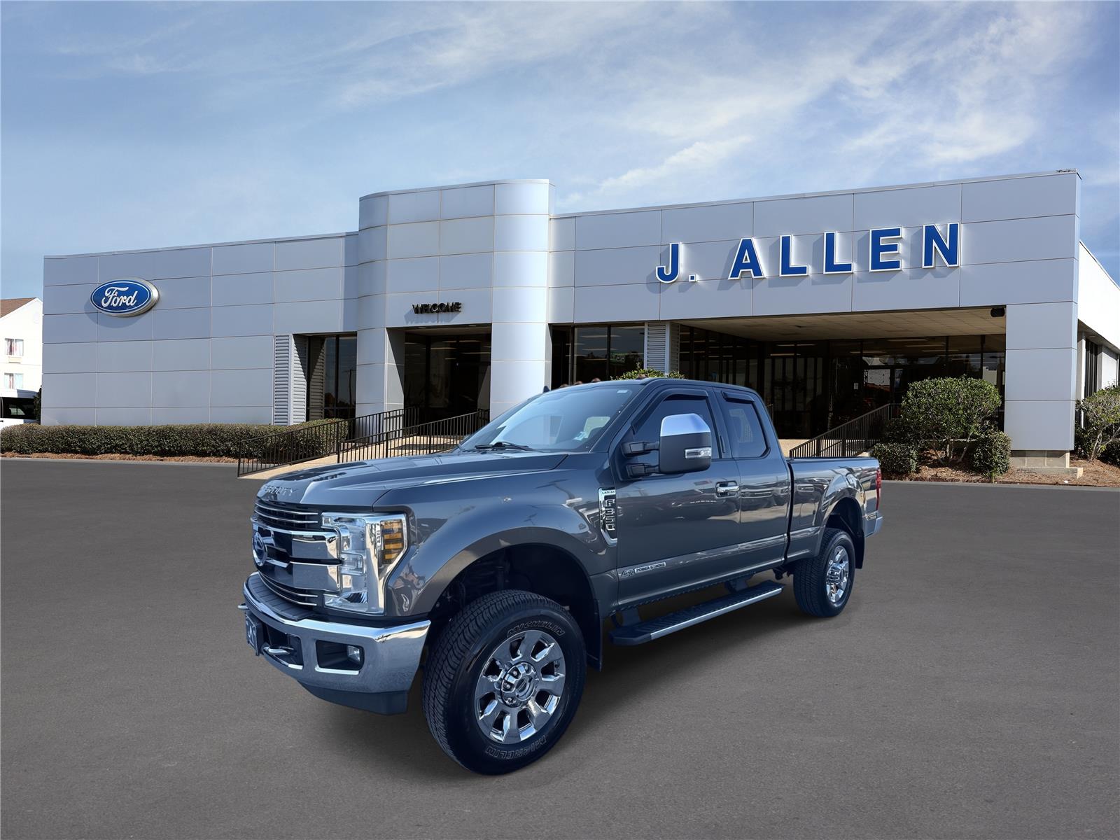 Gray (Magnetic) 2019 Ford F-350 Super Duty Pickup Truck Four-Wheel Drive 6-Speed Automatic