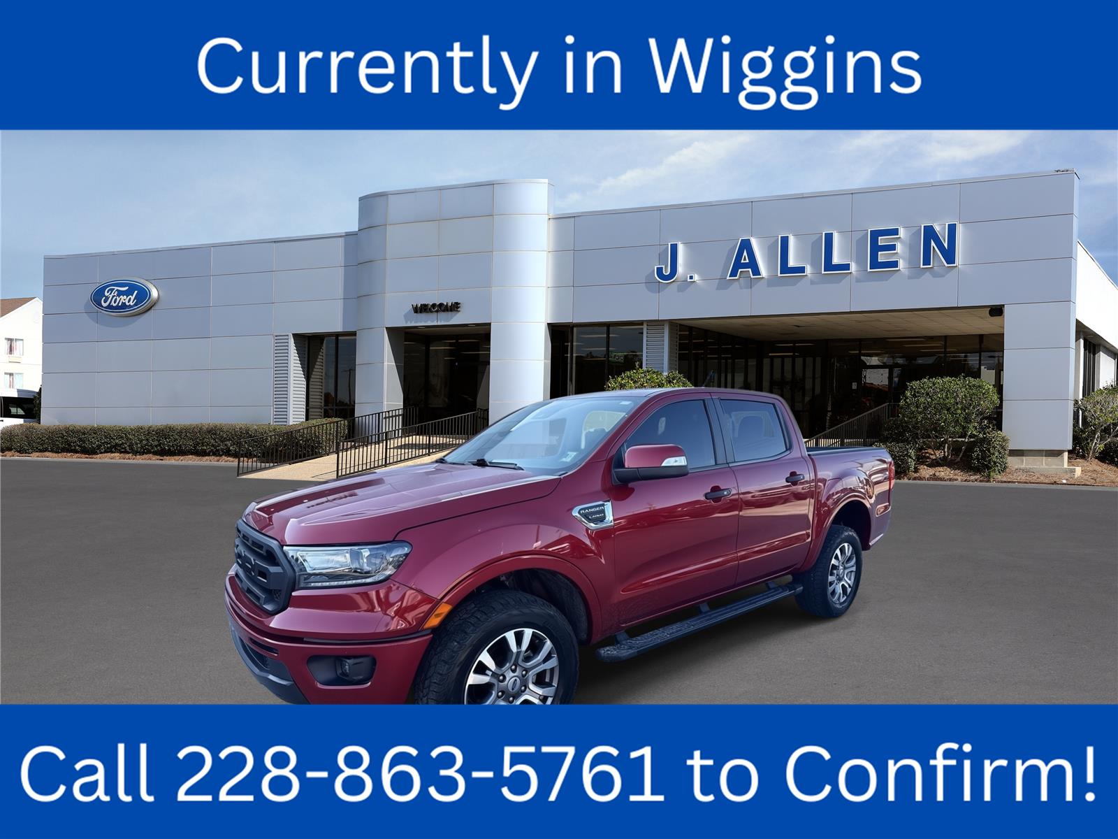 Rapid Red Metallic Tinted Clearcoat 2021 Ford Ranger Pickup Truck 4X2 Automatic