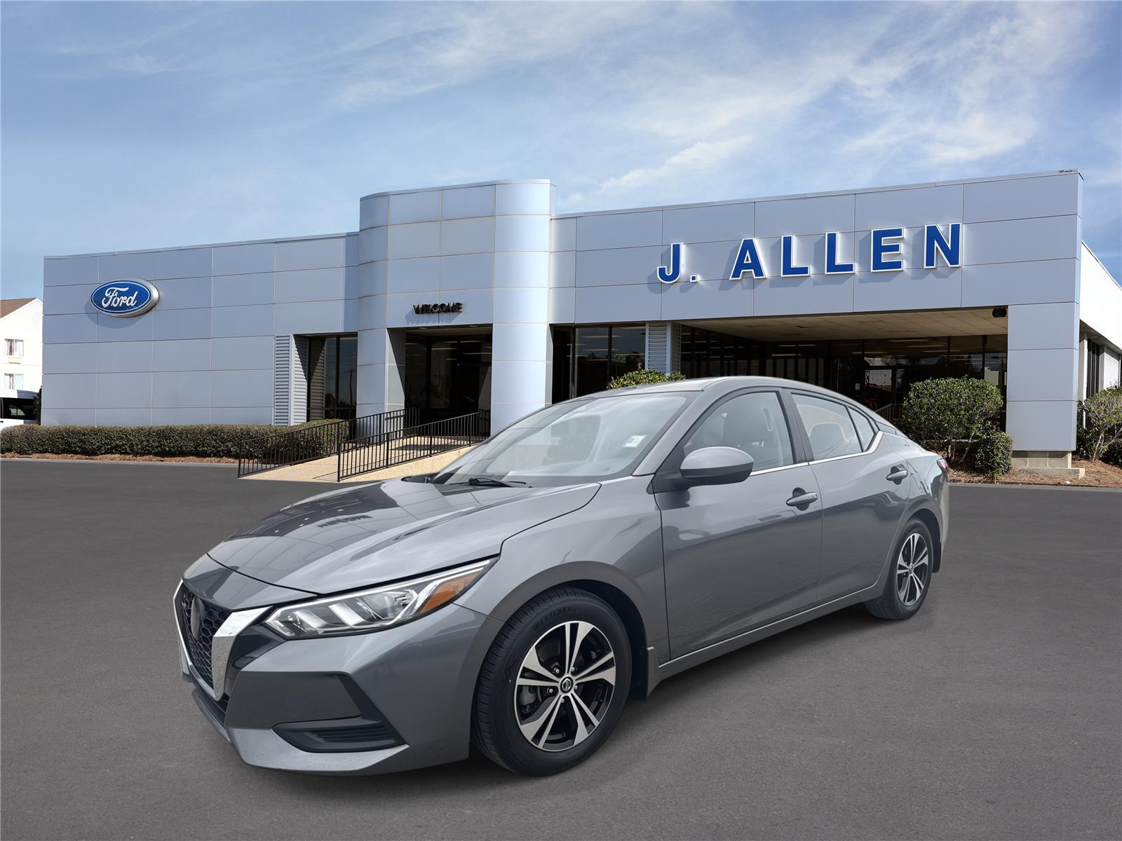Gray (Gun Metallic) 2023 Nissan Sentra Sedan Front-Wheel Drive Continuously Variable Transmission