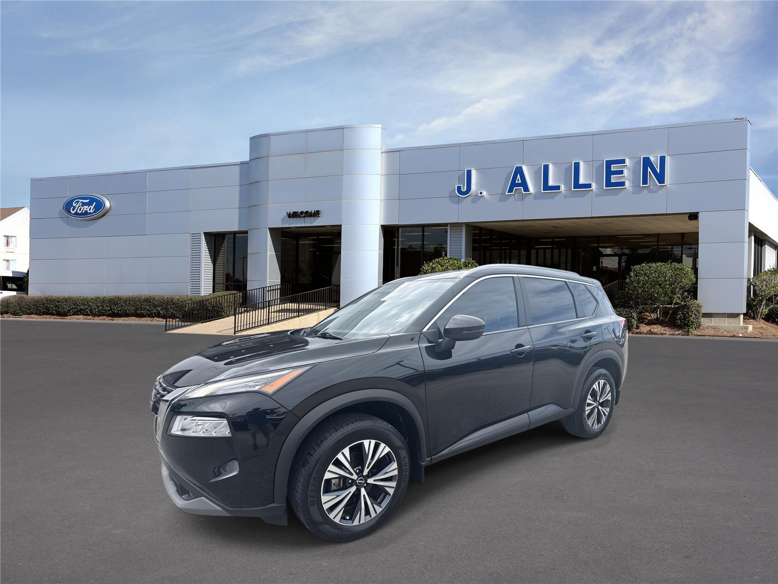 Super Black 2022 Nissan Rogue SUV / Crossover Front-Wheel Drive Continuously Variable Transmission