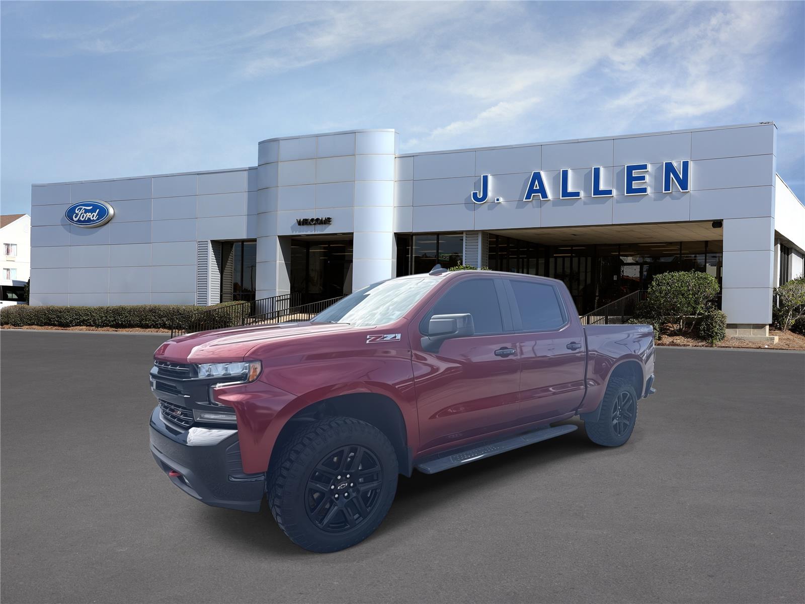Cherry Red Tintcoat 2022 Chevrolet Silverado 1500 Pickup Truck Four-Wheel Drive Automatic