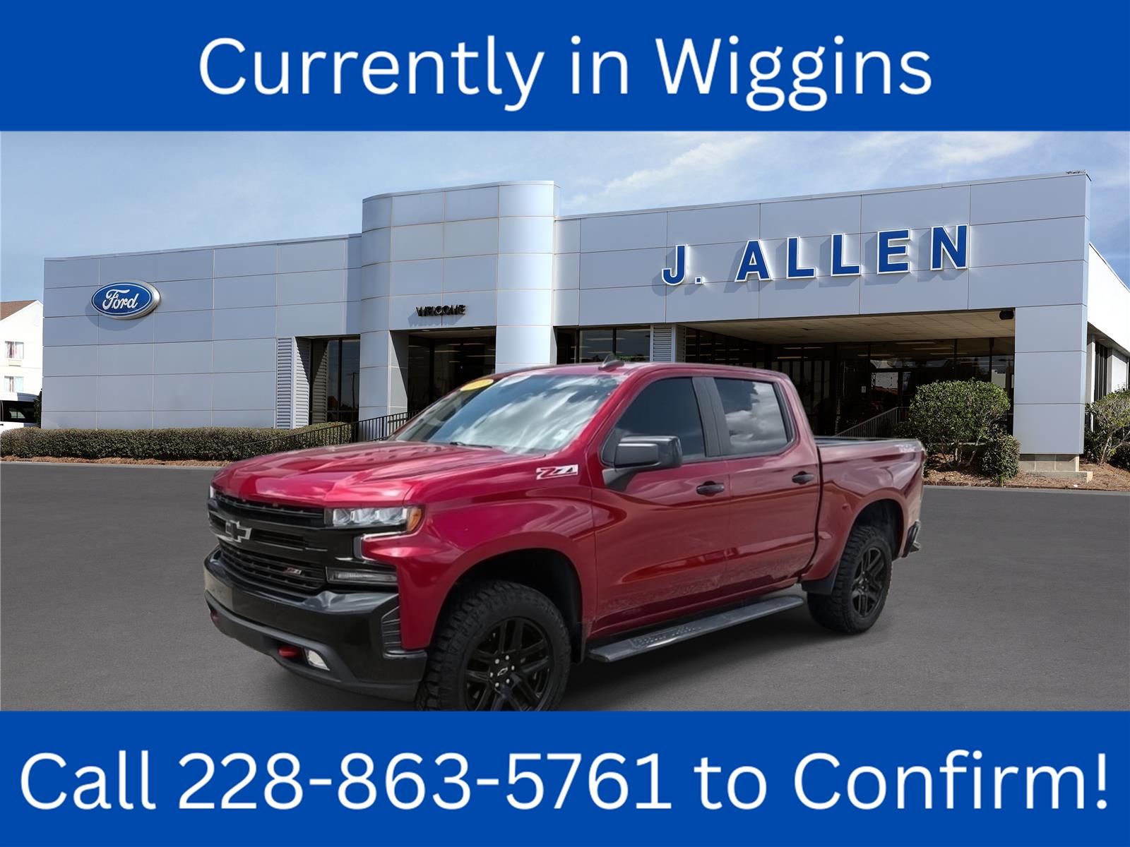 Cherry Red Tintcoat 2022 Chevrolet Silverado 1500 Pickup Truck Four-Wheel Drive Automatic