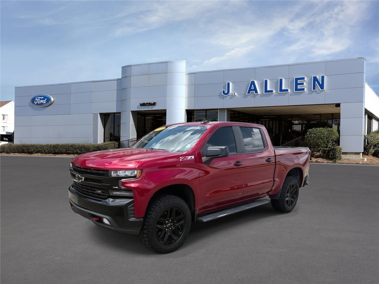 Cherry Red Tintcoat 2022 Chevrolet Silverado 1500 Pickup Truck Four-Wheel Drive Automatic