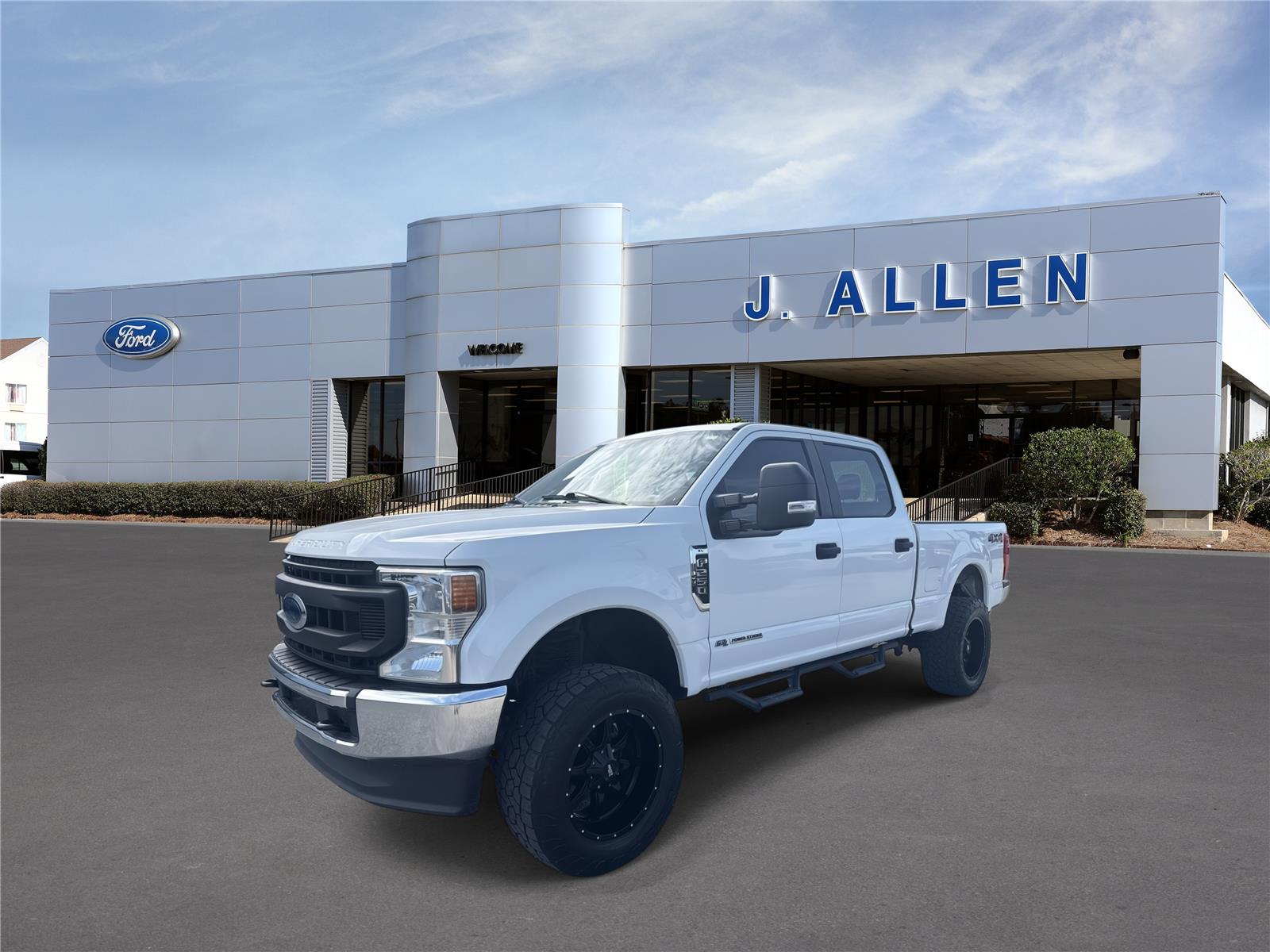 Oxford White 2020 Ford F-250 Super Duty Pickup Truck Four-Wheel Drive Automatic