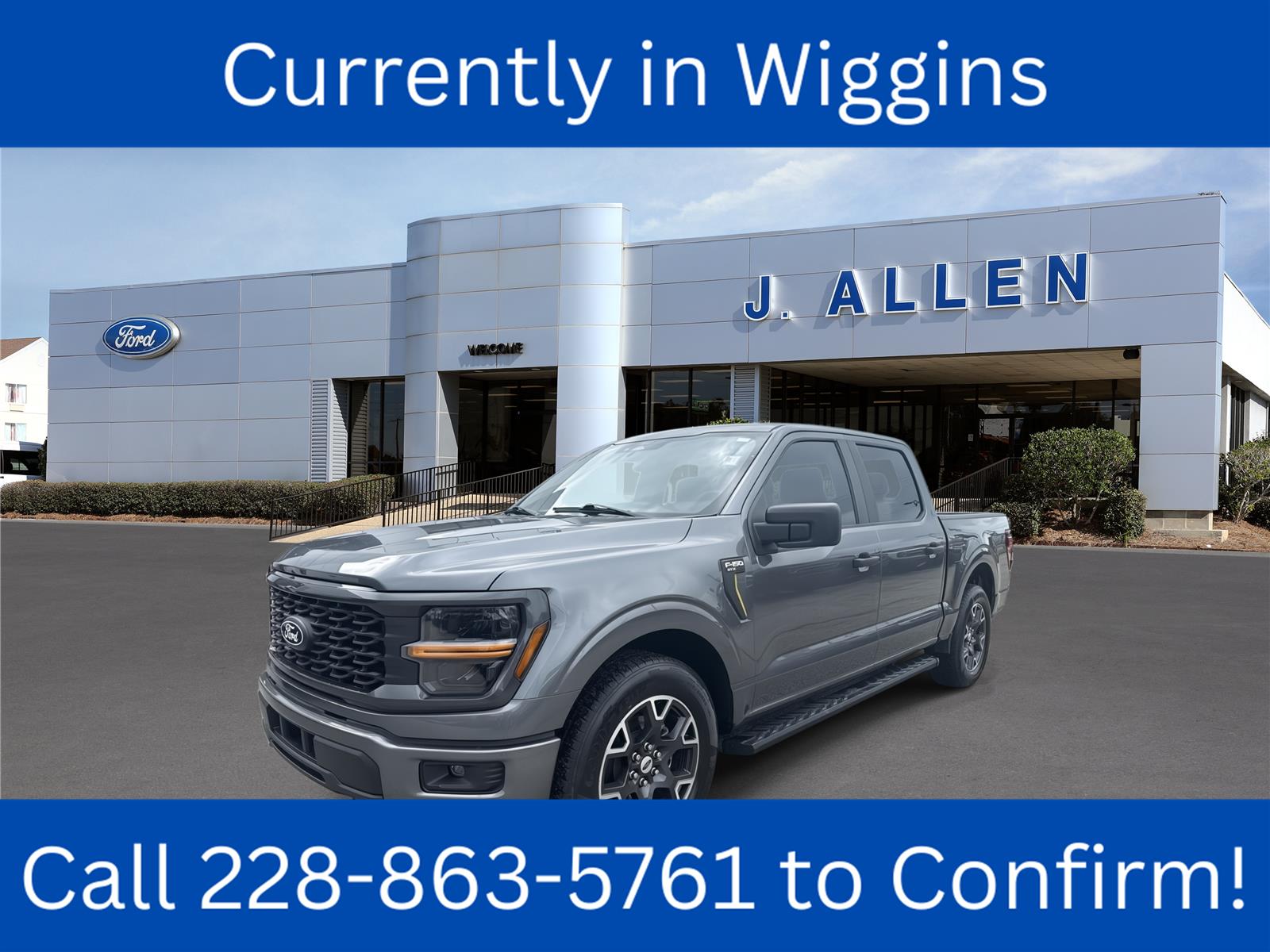 Carbonized Gray 2024 Ford F-150 Pickup Truck 4X2 Automatic