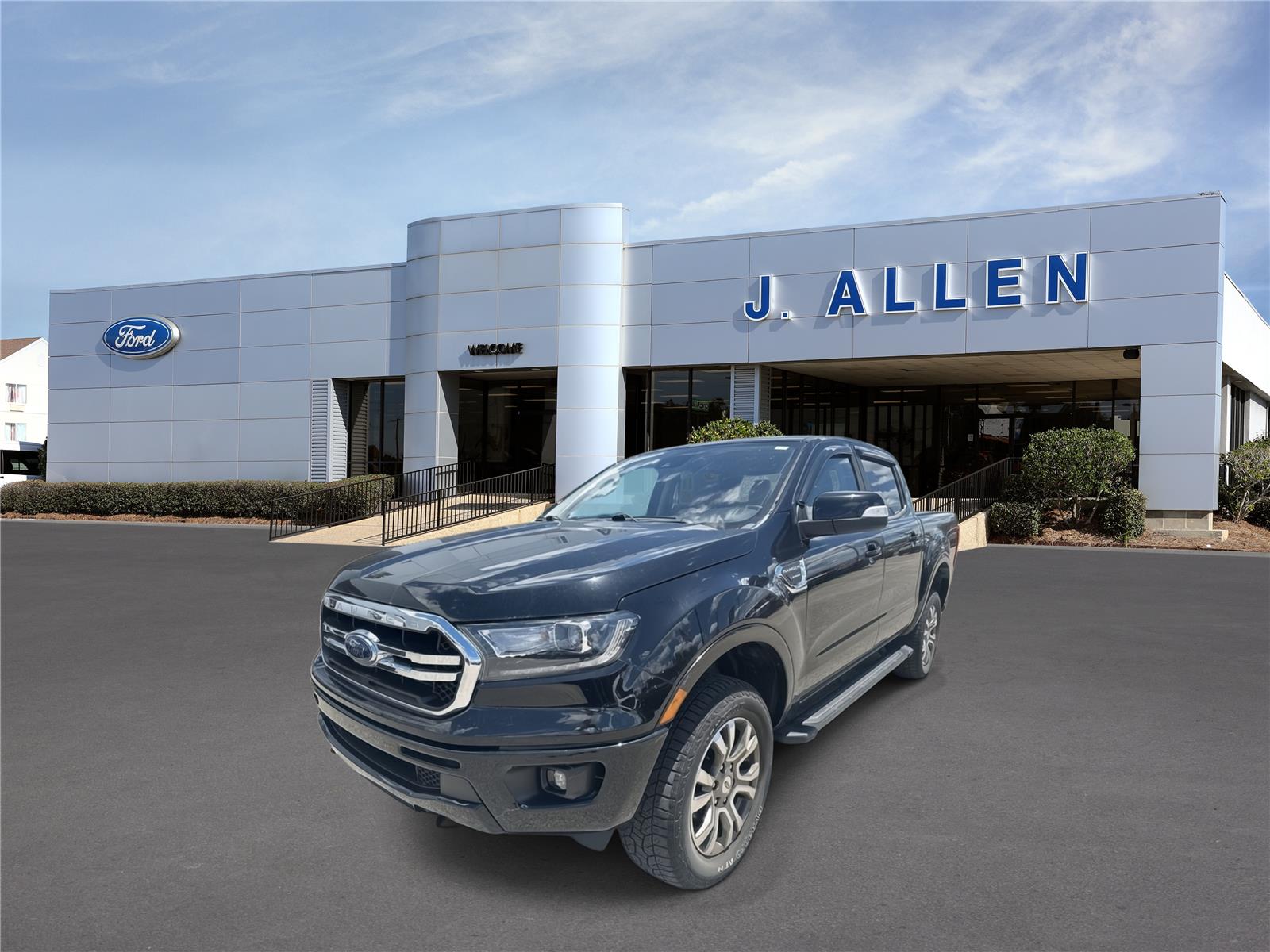 Shadow Black 2022 Ford Ranger Pickup Truck Four-Wheel Drive Automatic