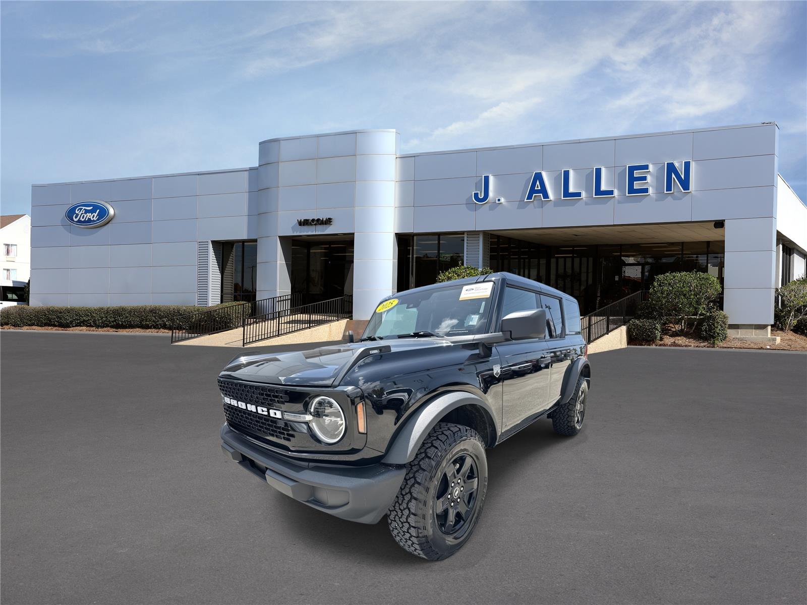 Shadow Black 2025 Ford Bronco SUV / Crossover Four-Wheel Drive 10-Speed Automatic