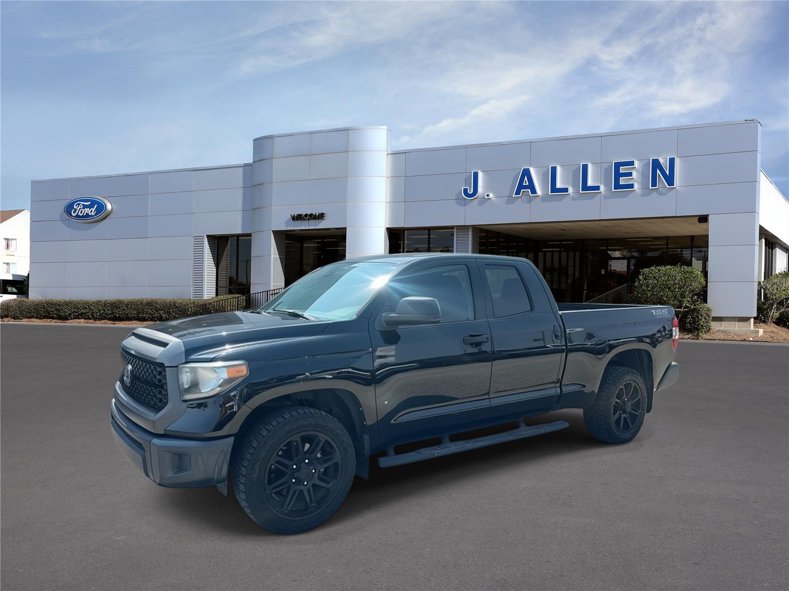 Midnight Black Metallic 2019 Toyota Tundra Pickup Truck 4X2 6-Speed Automatic