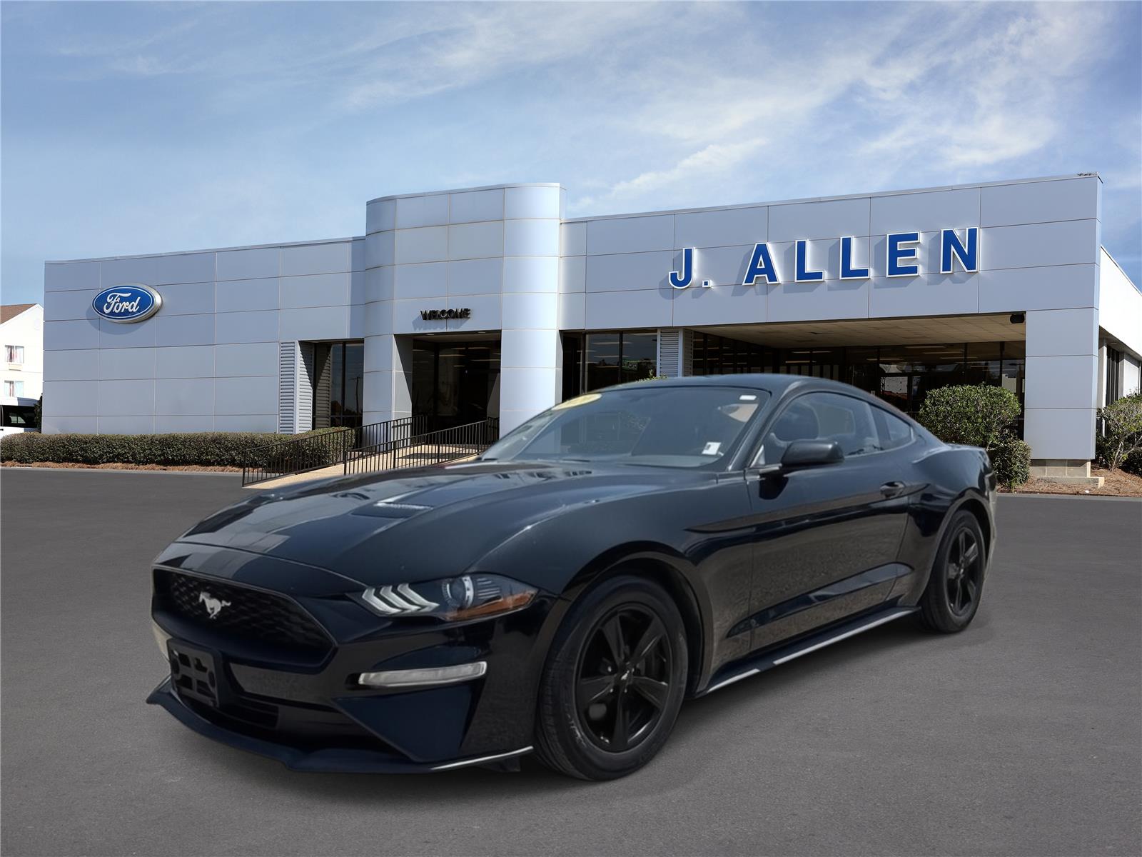 Shadow Black 2020 Ford Mustang Coupe Rear-Wheel Drive Automatic