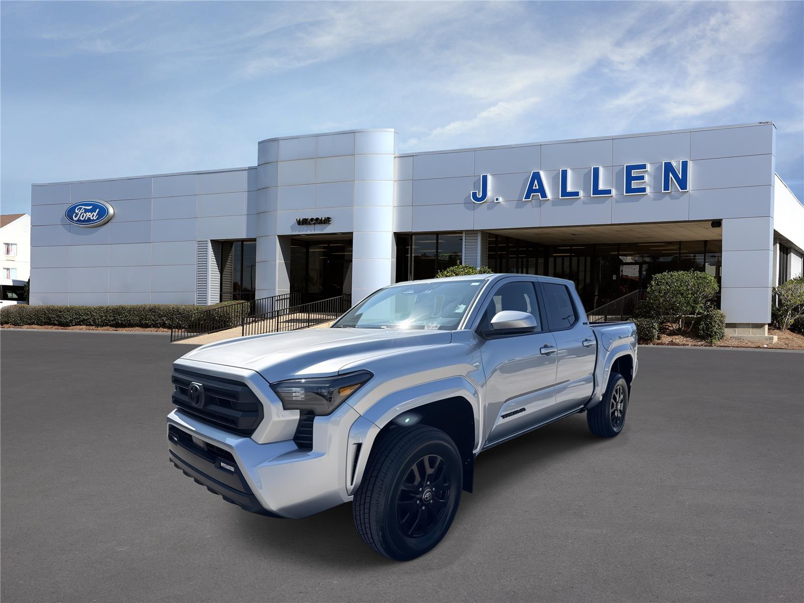 Celestial Silver Metallic 2026 Toyota Tacoma Pickup Truck Four-Wheel Drive 8-Speed Automatic