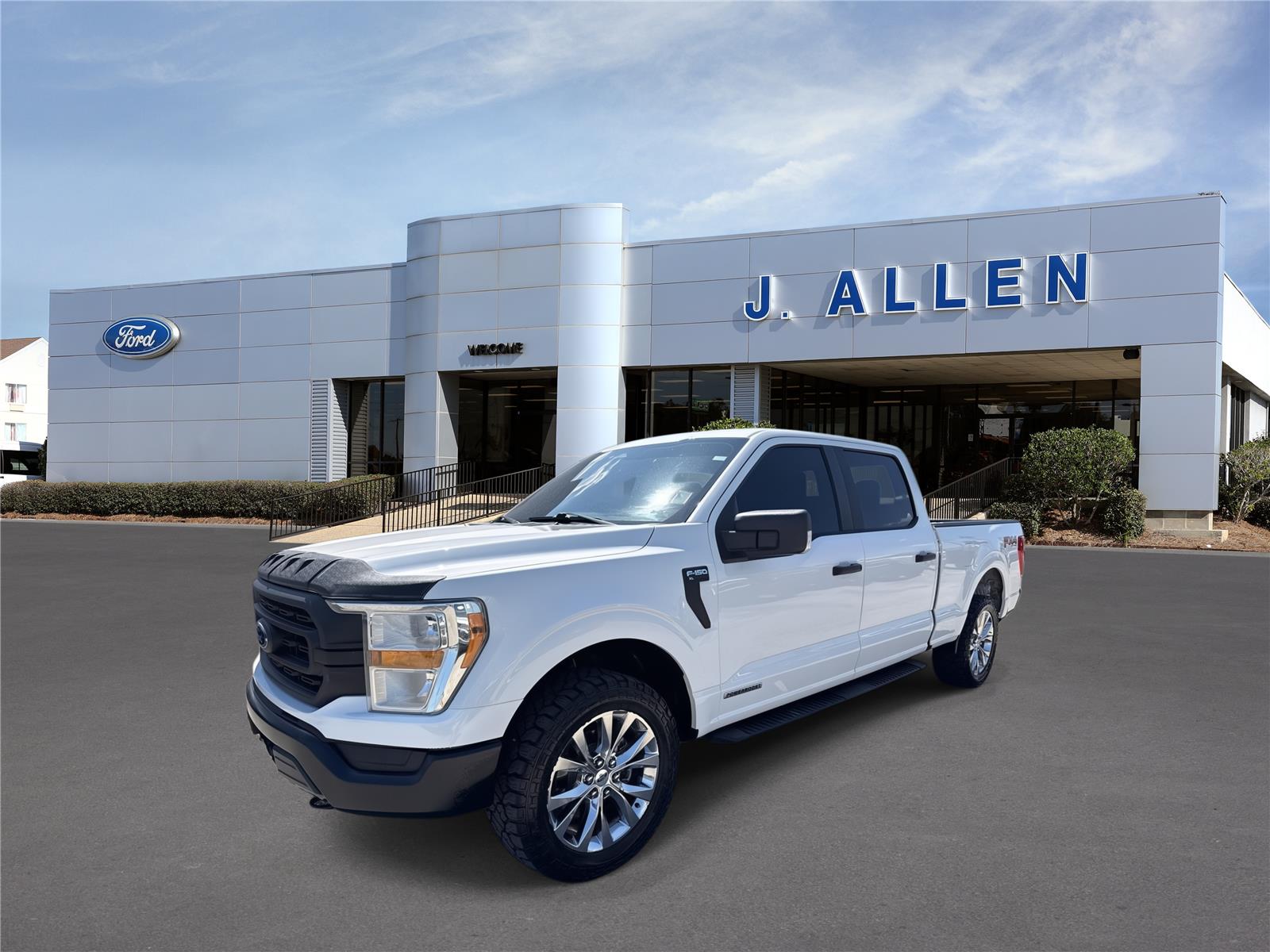 Oxford White 2021 Ford F-150 Pickup Truck Four-Wheel Drive Automatic