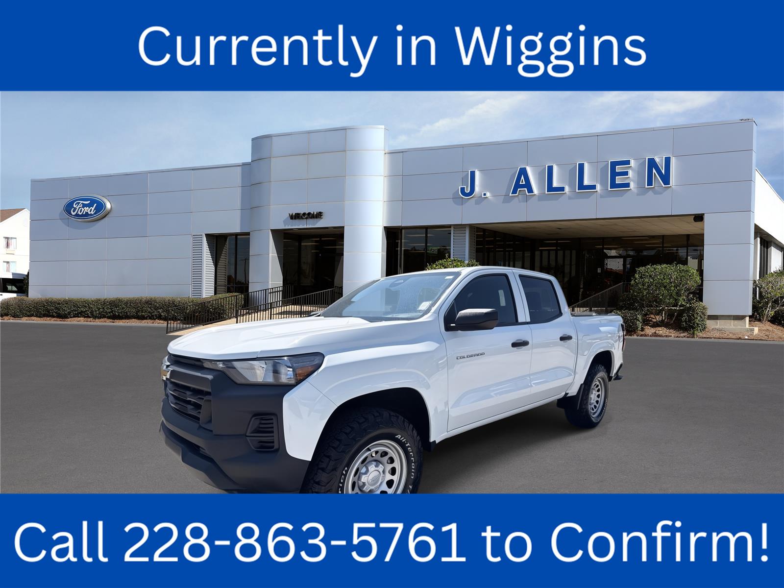 Summit White 2025 Chevrolet Colorado Pickup Truck Four-Wheel Drive 8-Speed Automatic