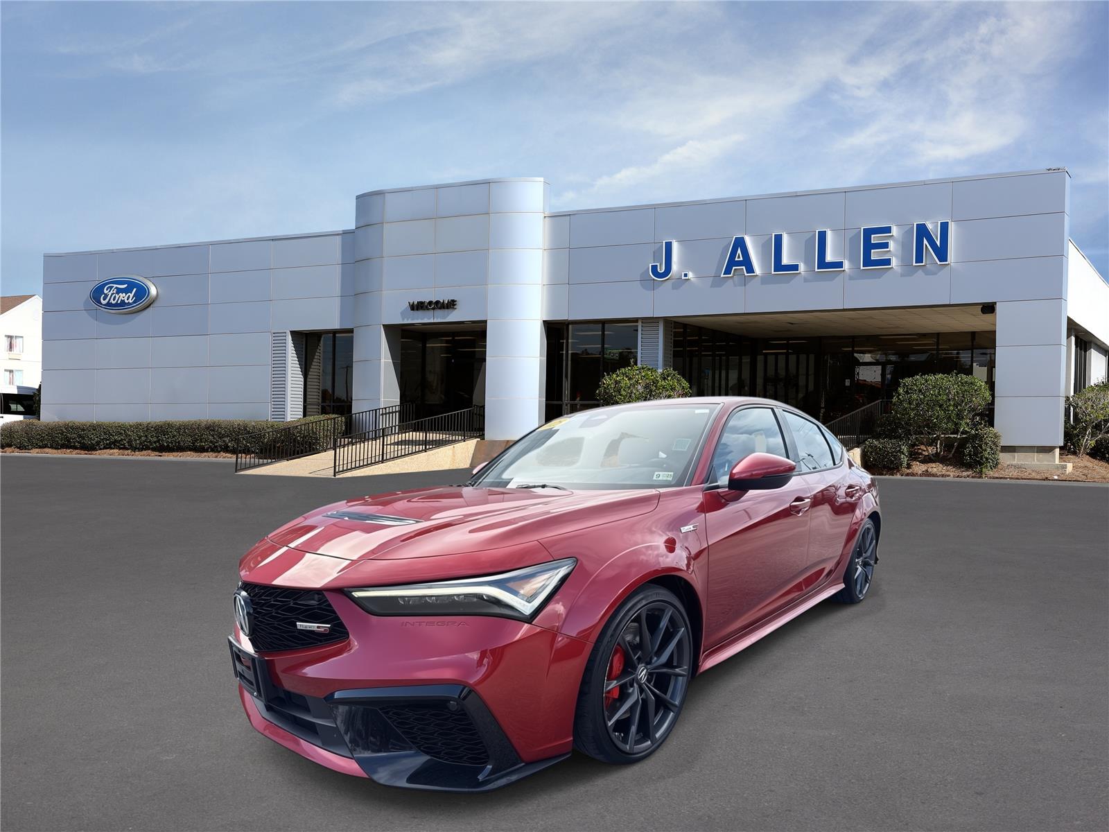 Performance Red Pearl 2025 Acura Integra Sedan Front-Wheel Drive 6-Speed Manual