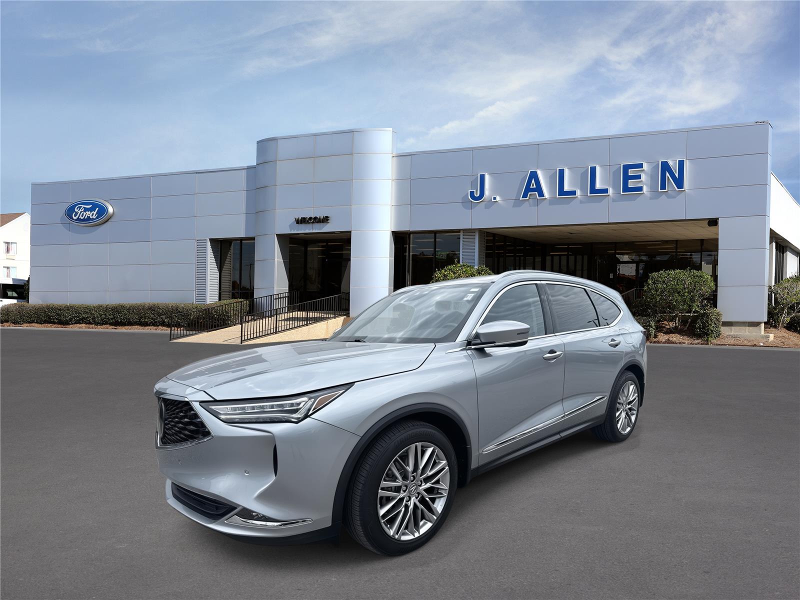 Lunar Silver Metallic 2023 Acura MDX SUV / Crossover All-Wheel Drive Automatic