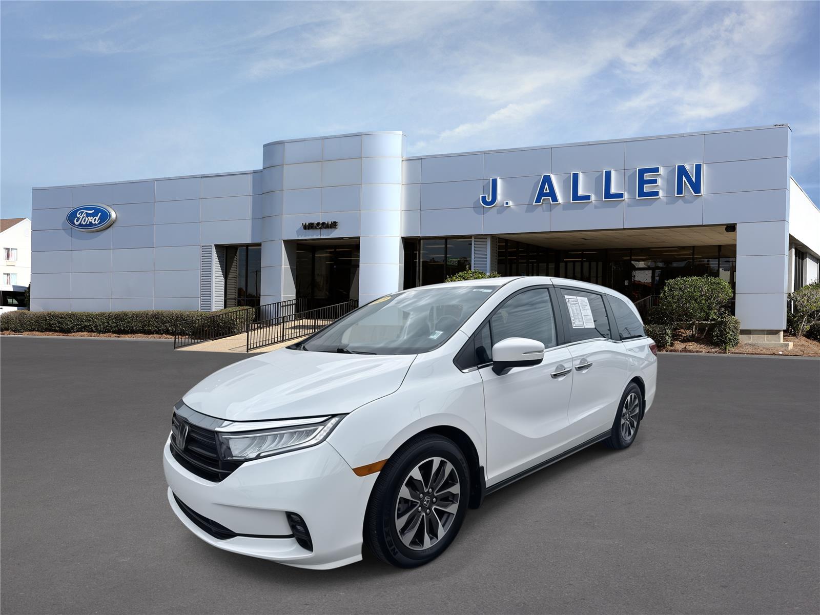 Platinum White Pearl 2023 Honda Odyssey Minivan Front-Wheel Drive Automatic