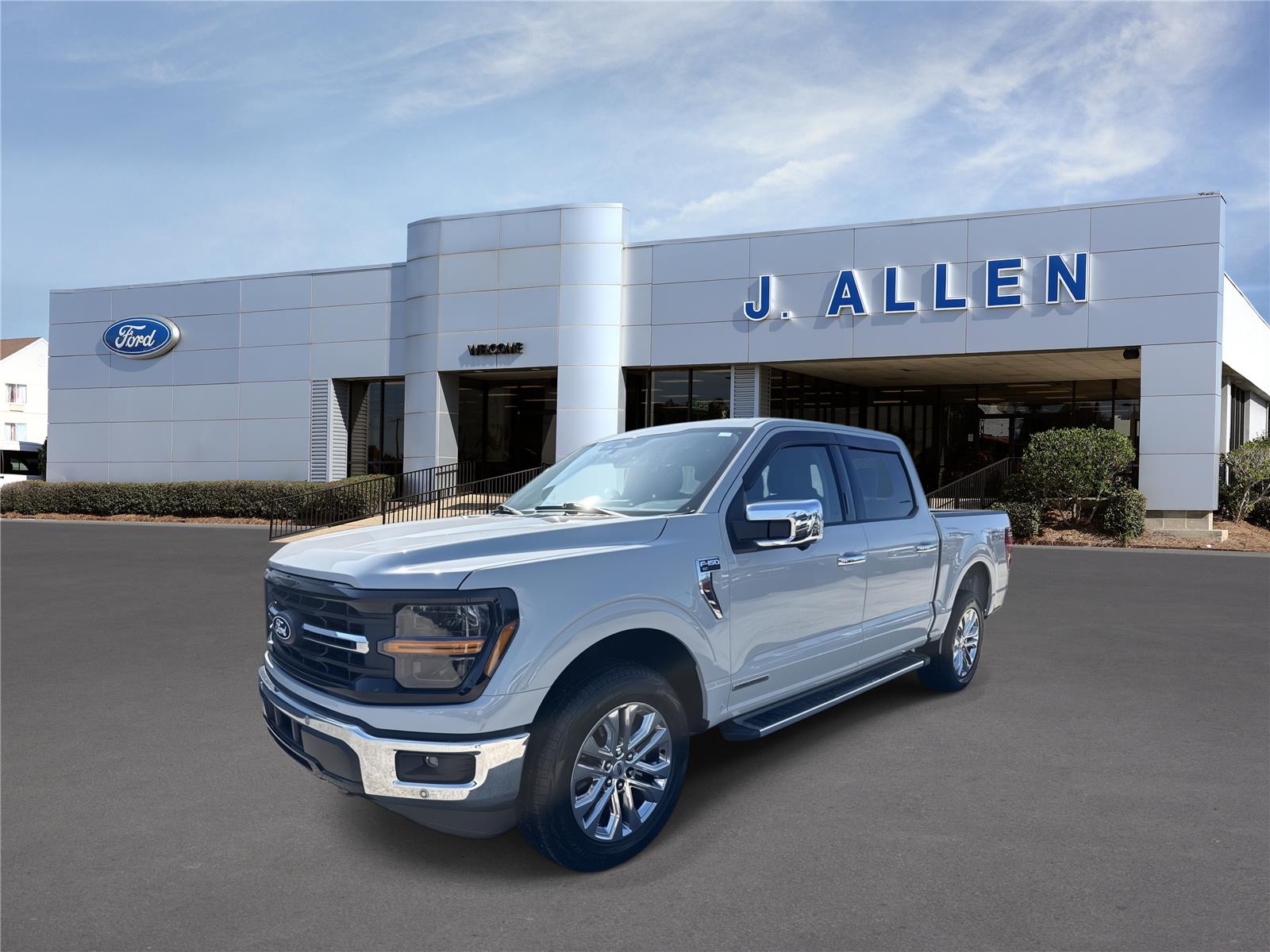 Avalanche Gray 2024 Ford F-150 Pickup Truck Four-Wheel Drive Automatic