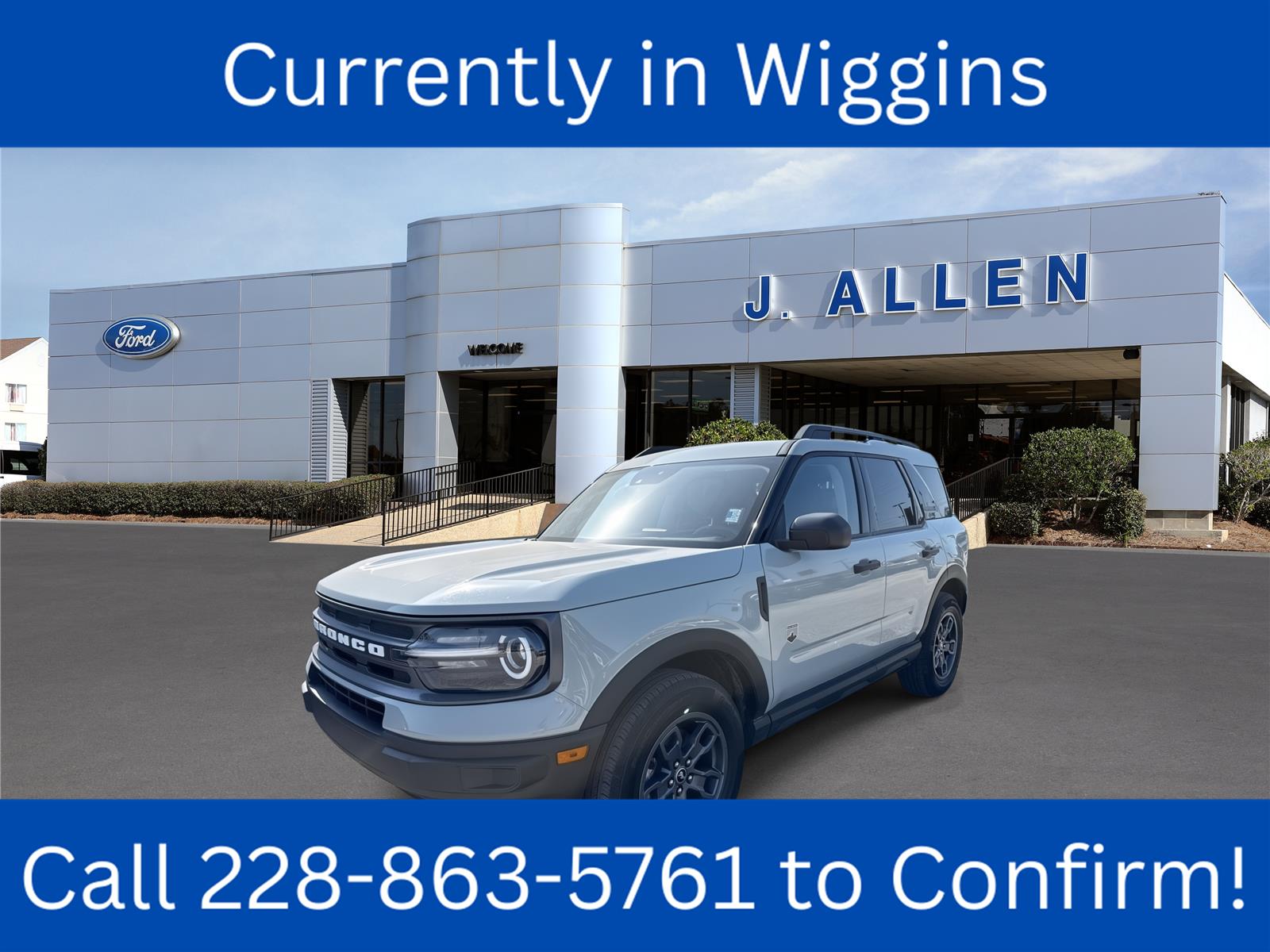 Cactus Gray 2024 Ford Bronco Sport SUV / Crossover All-Wheel Drive 8-Speed Automatic