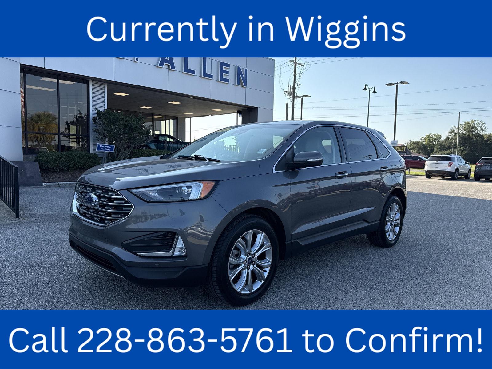 Carbonized Gray 2022 Ford Edge SUV / Crossover All-Wheel Drive 8-Speed Automatic