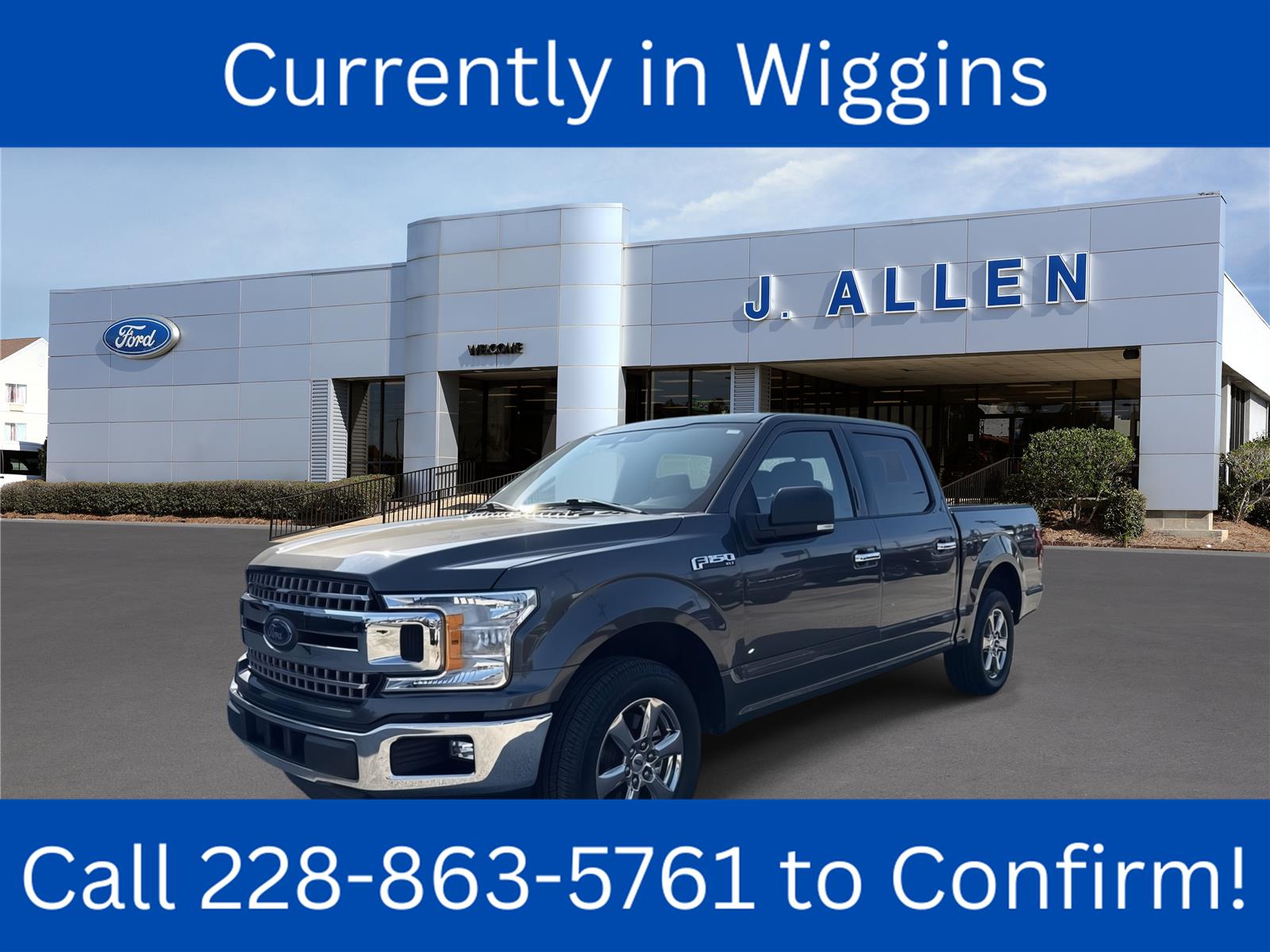 Gray (Magnetic) 2020 Ford F-150 Pickup Truck 4X2 Automatic