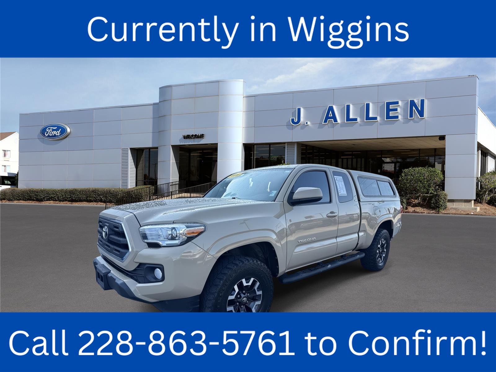 Quicksand 2016 Toyota Tacoma Pickup Truck Four-Wheel Drive Automatic
