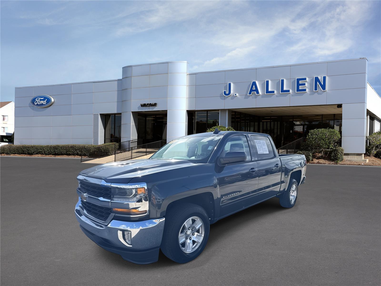 Deep Ocean Blue Metallic 2018 Chevrolet Silverado 1500 Pickup Truck 4X2 6-Speed Automatic
