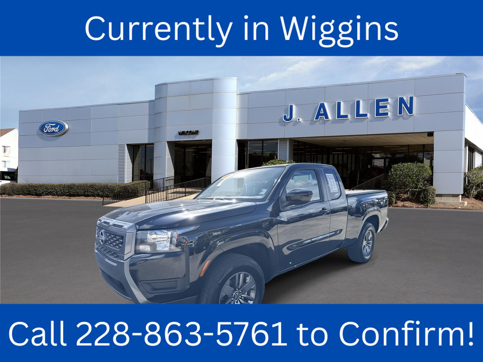 Super Black 2025 Nissan Frontier Pickup Truck 4X2 Automatic
