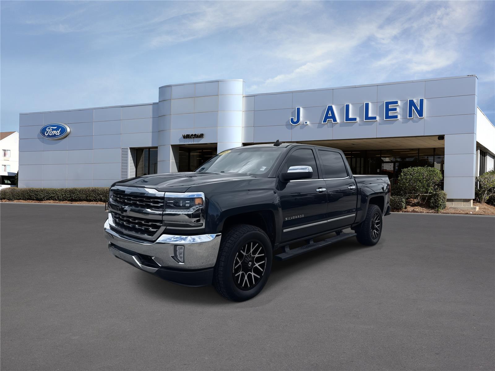 Gray (Graphite Metallic) 2018 Chevrolet Silverado 1500 Pickup Truck Four-Wheel Drive 6-Speed Automatic