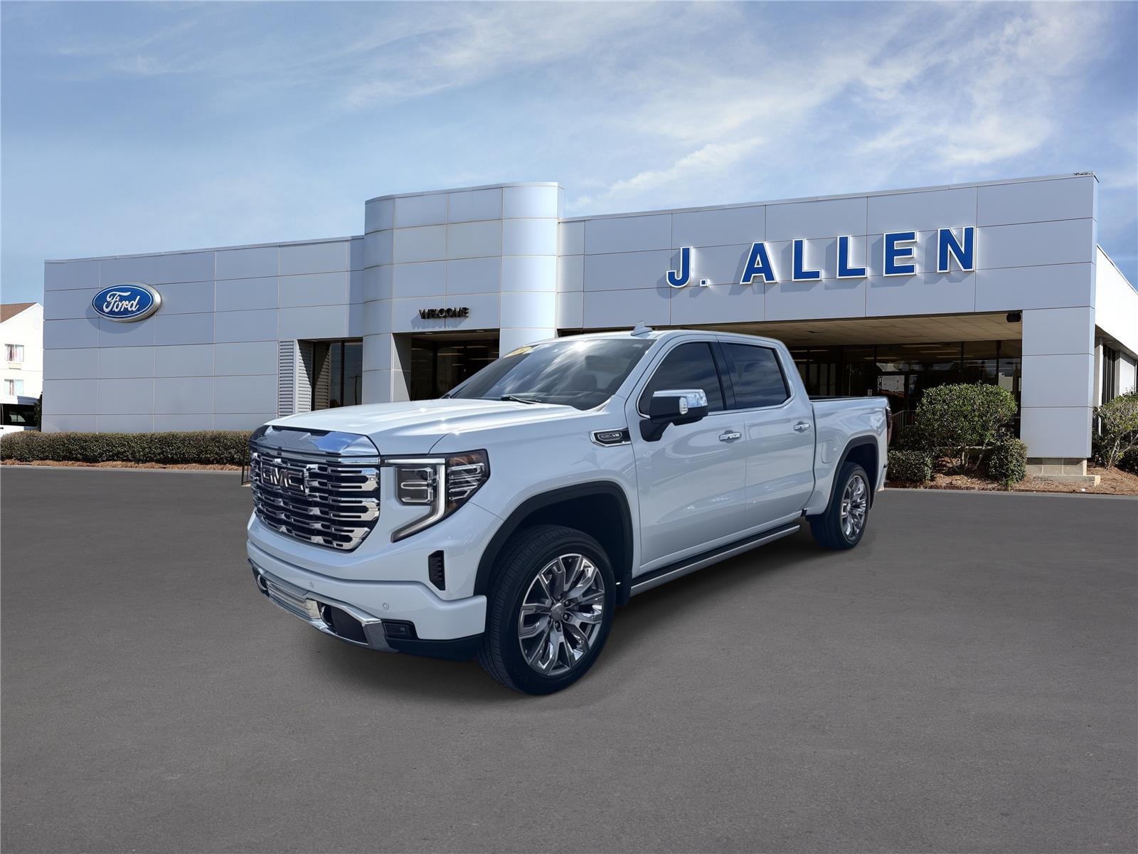 Glacier White Tricoat 2026 GMC Sierra 1500 Pickup Truck Four-Wheel Drive Automatic