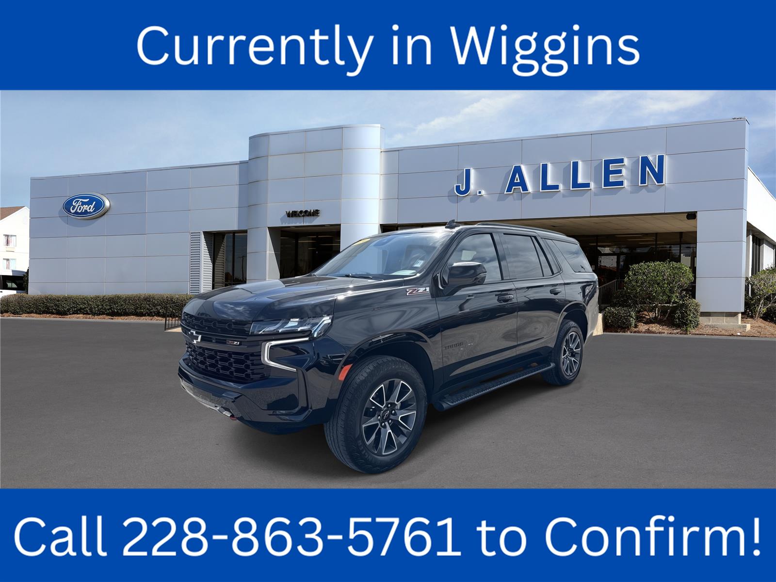 Black 2024 Chevrolet Tahoe SUV / Crossover Four-Wheel Drive Automatic