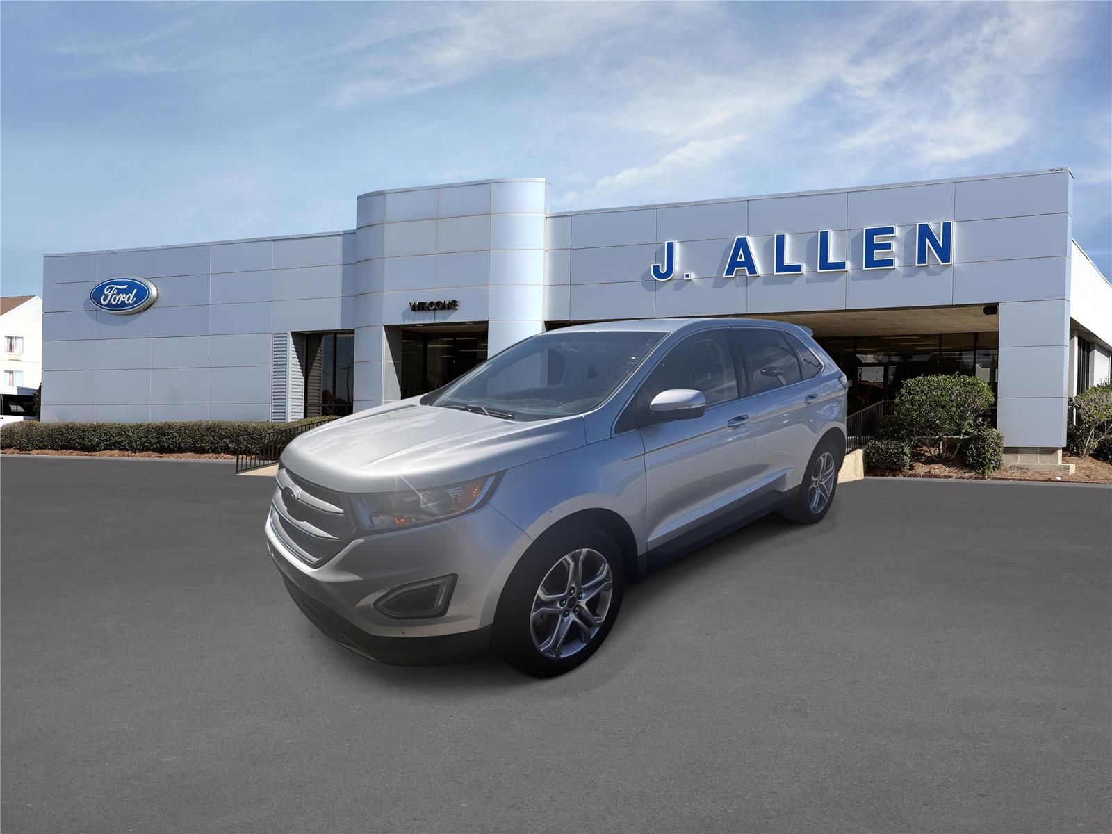 Ingot Silver 2017 Ford Edge SUV / Crossover All-Wheel Drive 6-Speed Automatic