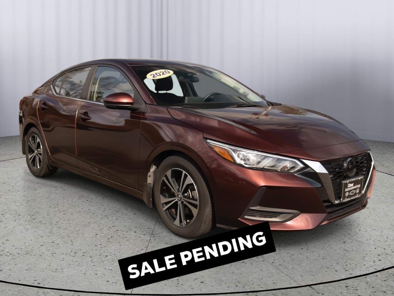 Rosewood Metallic 2020 Nissan Sentra Sedan Front-Wheel Drive Continuously Variable Transmission