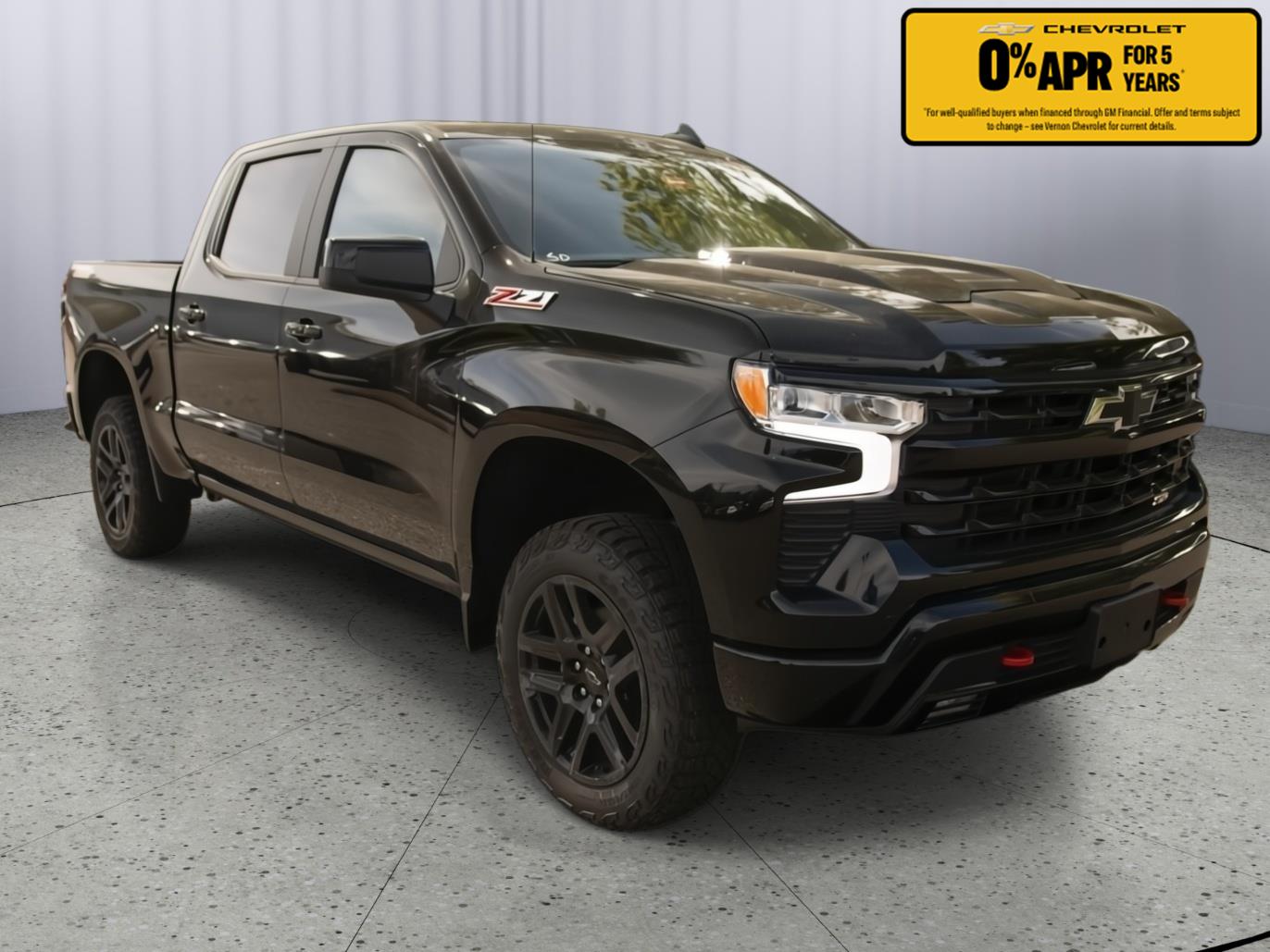 Black 2026 Chevrolet Silverado 1500 Pickup Truck Four-Wheel Drive Automatic