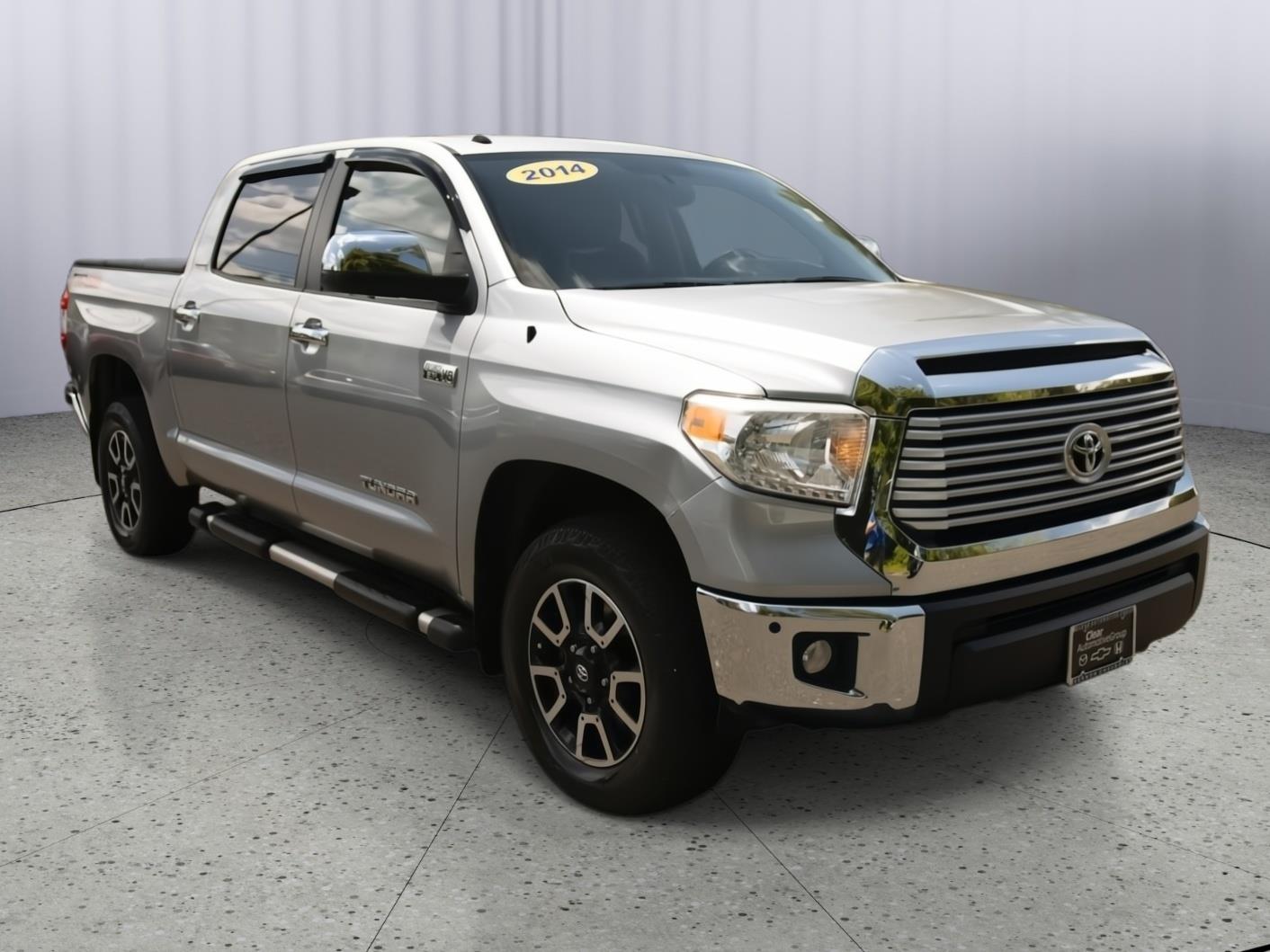 Silver Sky Metallic 2014 Toyota Tundra Limited CrewMax 5.7L 4WD Pickup Truck Four-Wheel Drive Automatic
