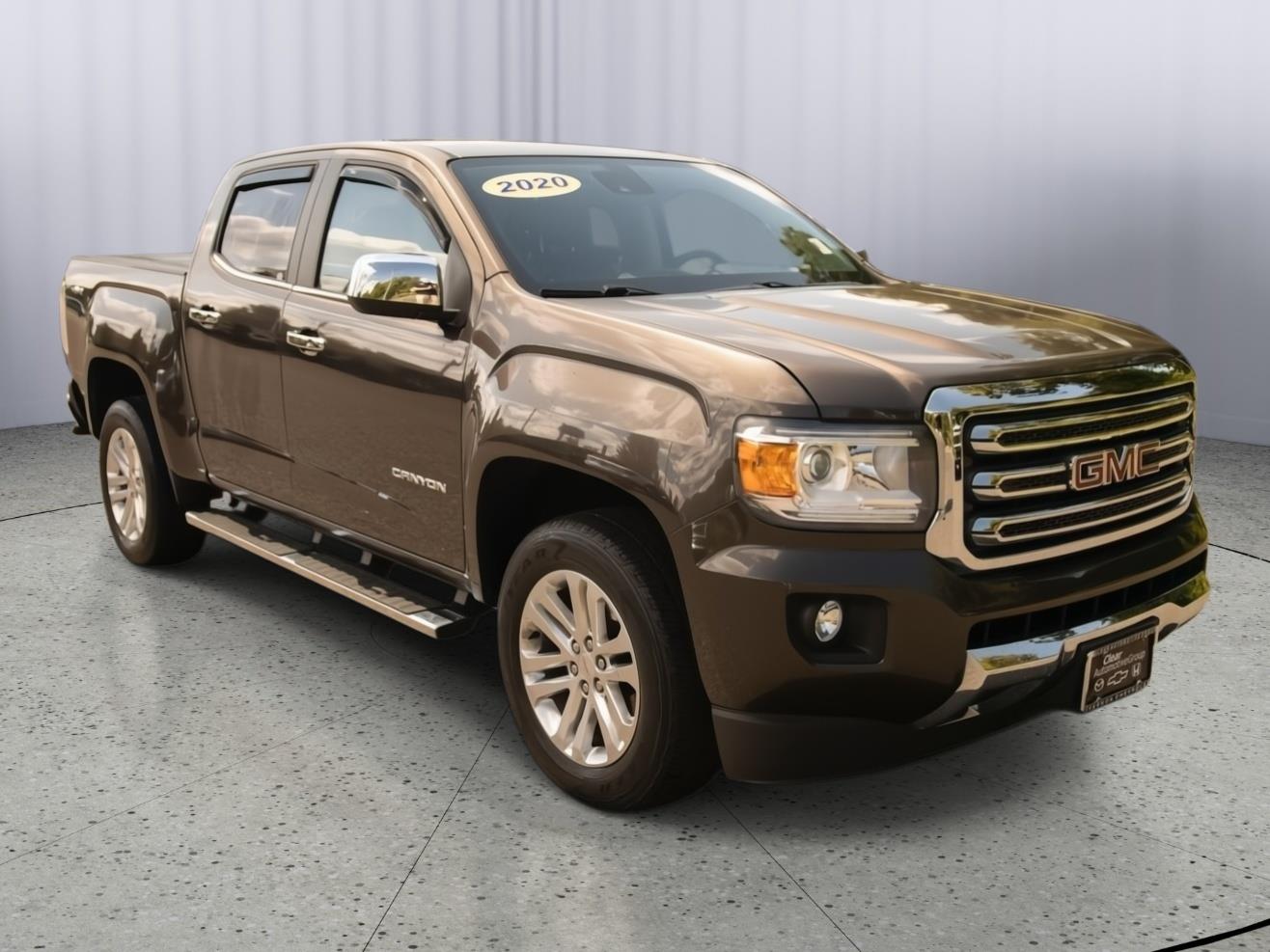 Smokey Quartz Metallic 2020 GMC Canyon Pickup Truck Four-Wheel Drive 8-Speed Automatic