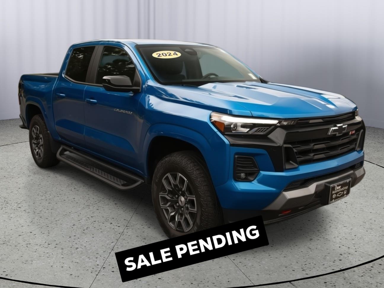 Glacier Blue Metallic 2024 Chevrolet Colorado Pickup Truck Four-Wheel Drive 8-Speed Automatic
