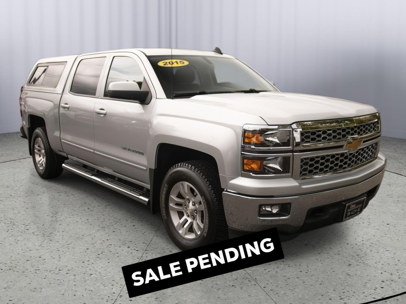 Silver Ice Metallic 2015 Chevrolet Silverado 1500 Pickup Truck Four-Wheel Drive 6-Speed Automatic